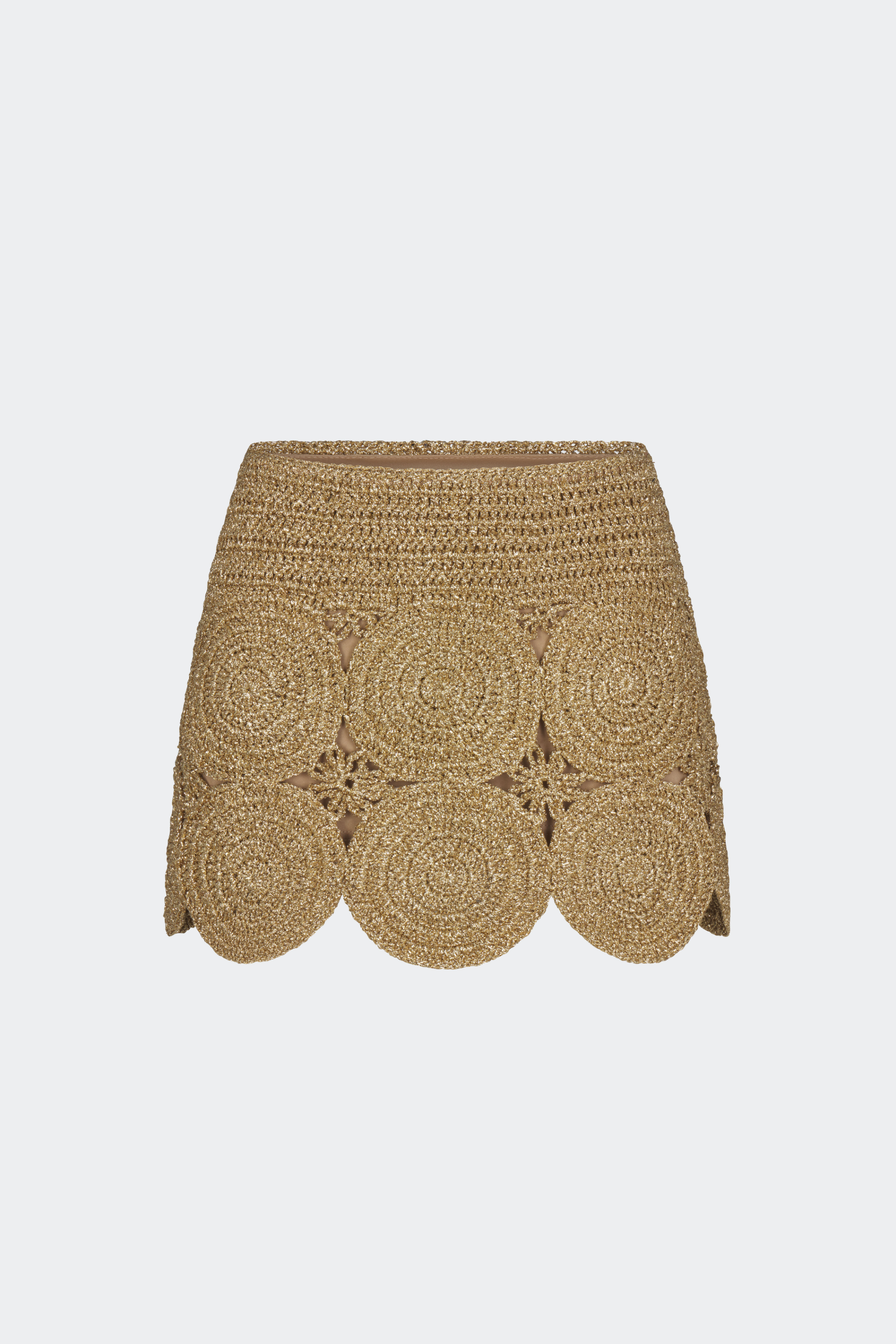 Beep Beep Mini Skirt in Star Gold | SIMONMILLER – Simon Miller