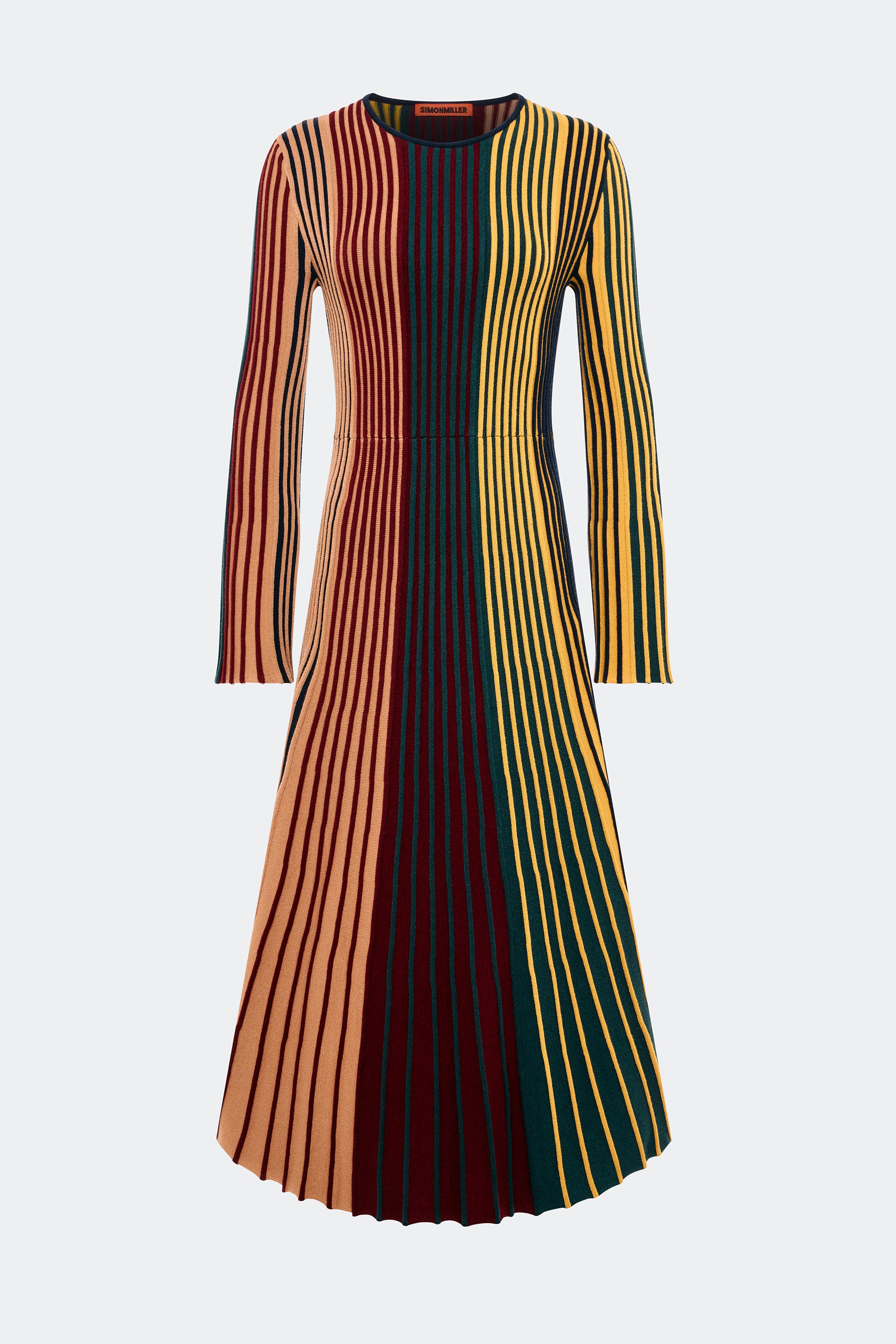 Celia Knit Dress In Multi Color Rib Simon Miller Celia Knit Dress In Multi Color Rib Simon Miller