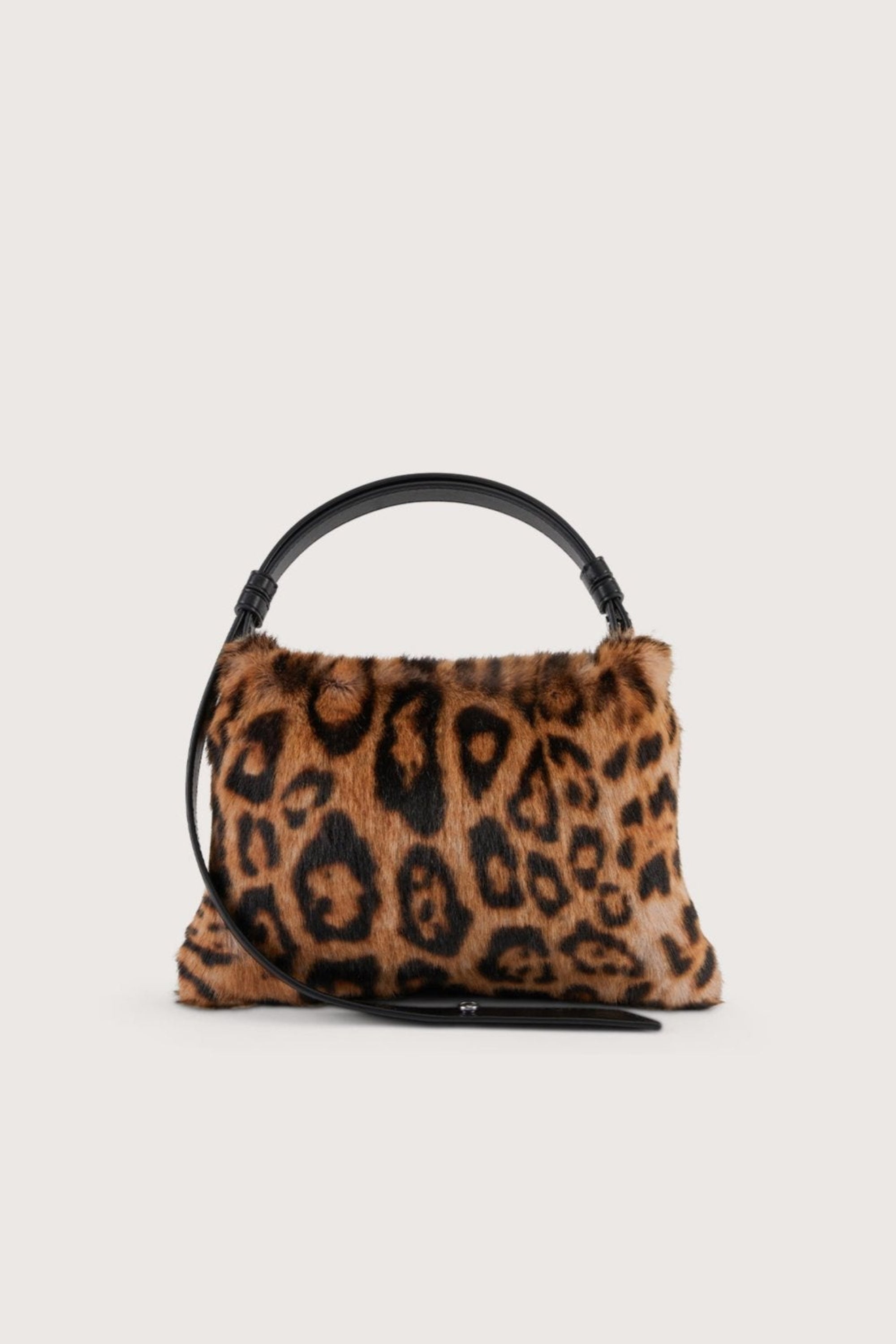 SIMONMILLER Cheetah Faux Fur Mini Puffin Cheetah Scramble