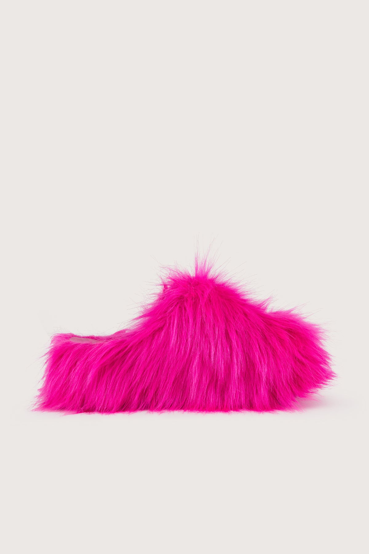 Bubble Clog in Bright Pink Faux Fur – Simon Miller