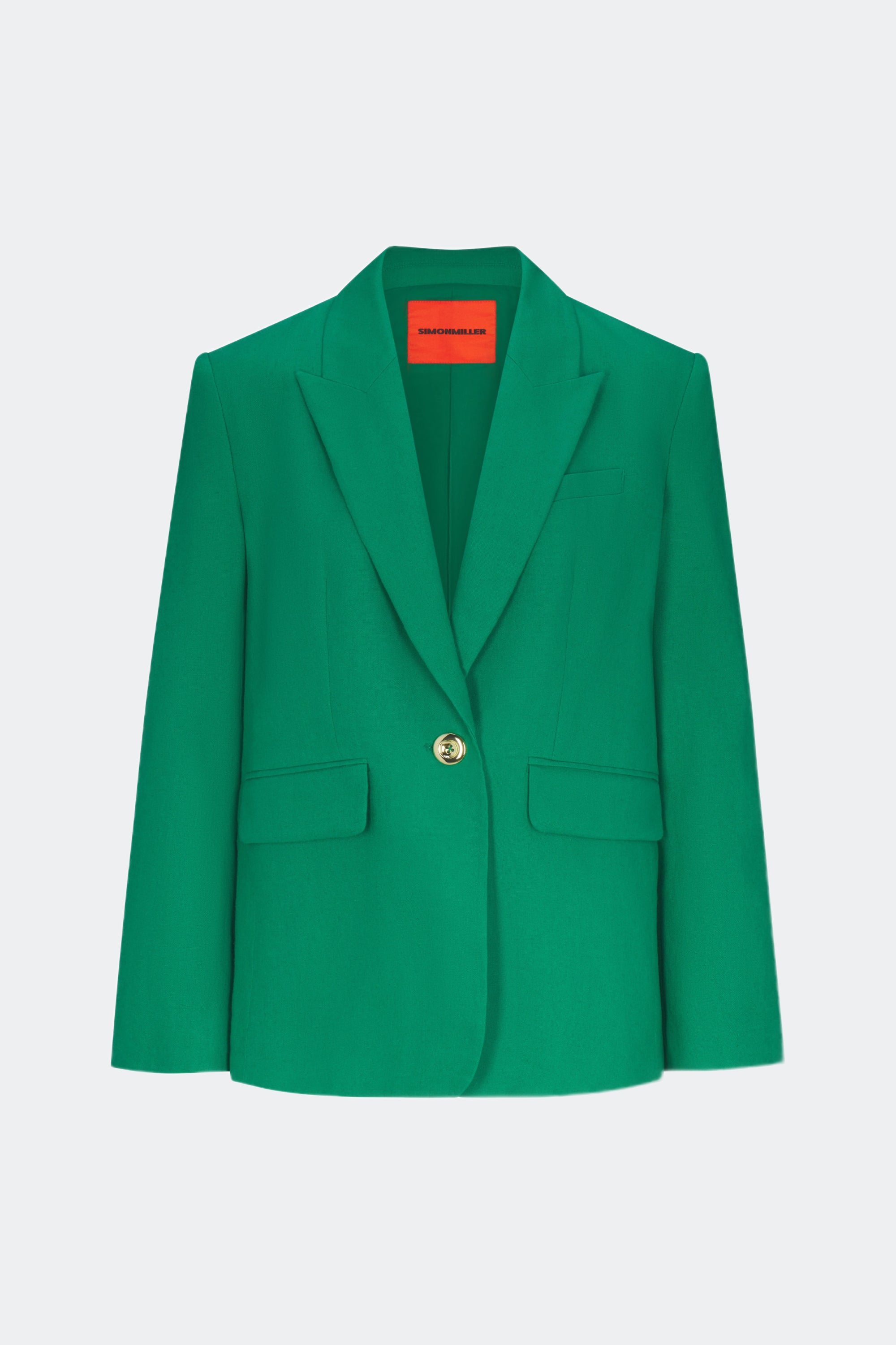 Lennox Linen Jacket in Amazon Green | SIMONMILLER – Simon Miller Lennox Linen Jacket in Amazon Green | SIMONMILLER – Simon Miller