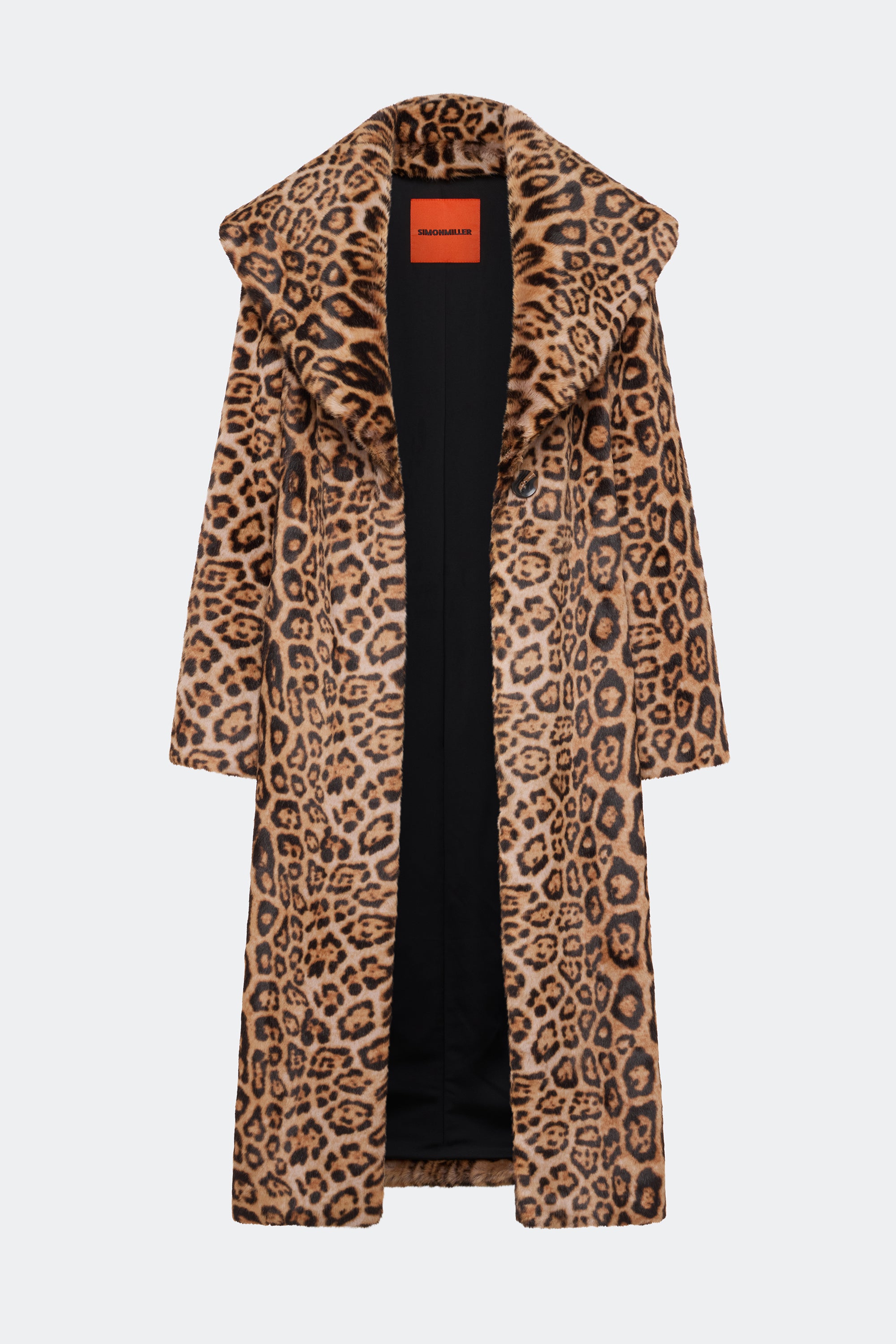 Jones Leopard Wrap Coat In Cheetah Scramble
