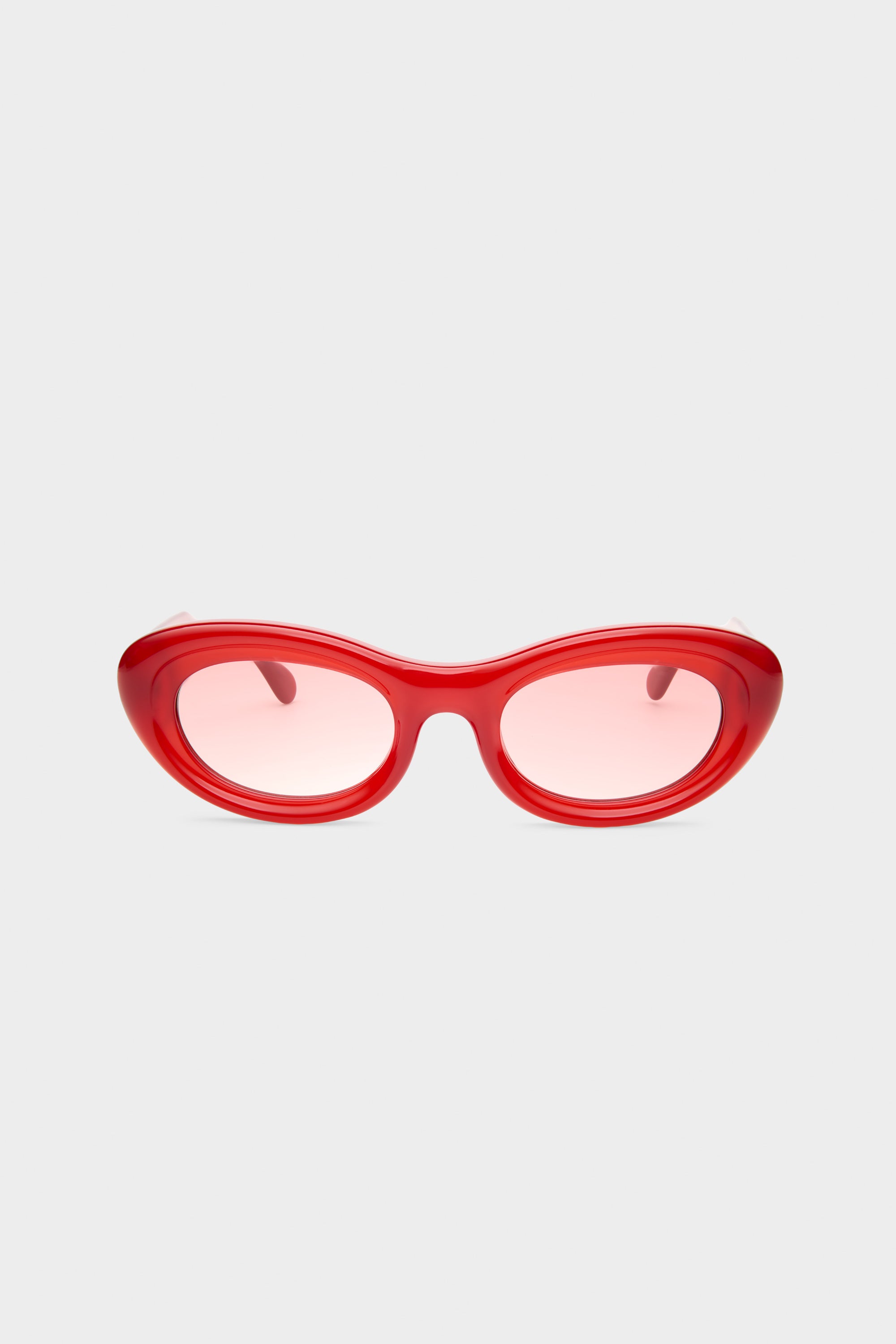 SM X DELARGE MIRAGE SUNGLASSES IN MILKY RED – Simon Miller display picture 1