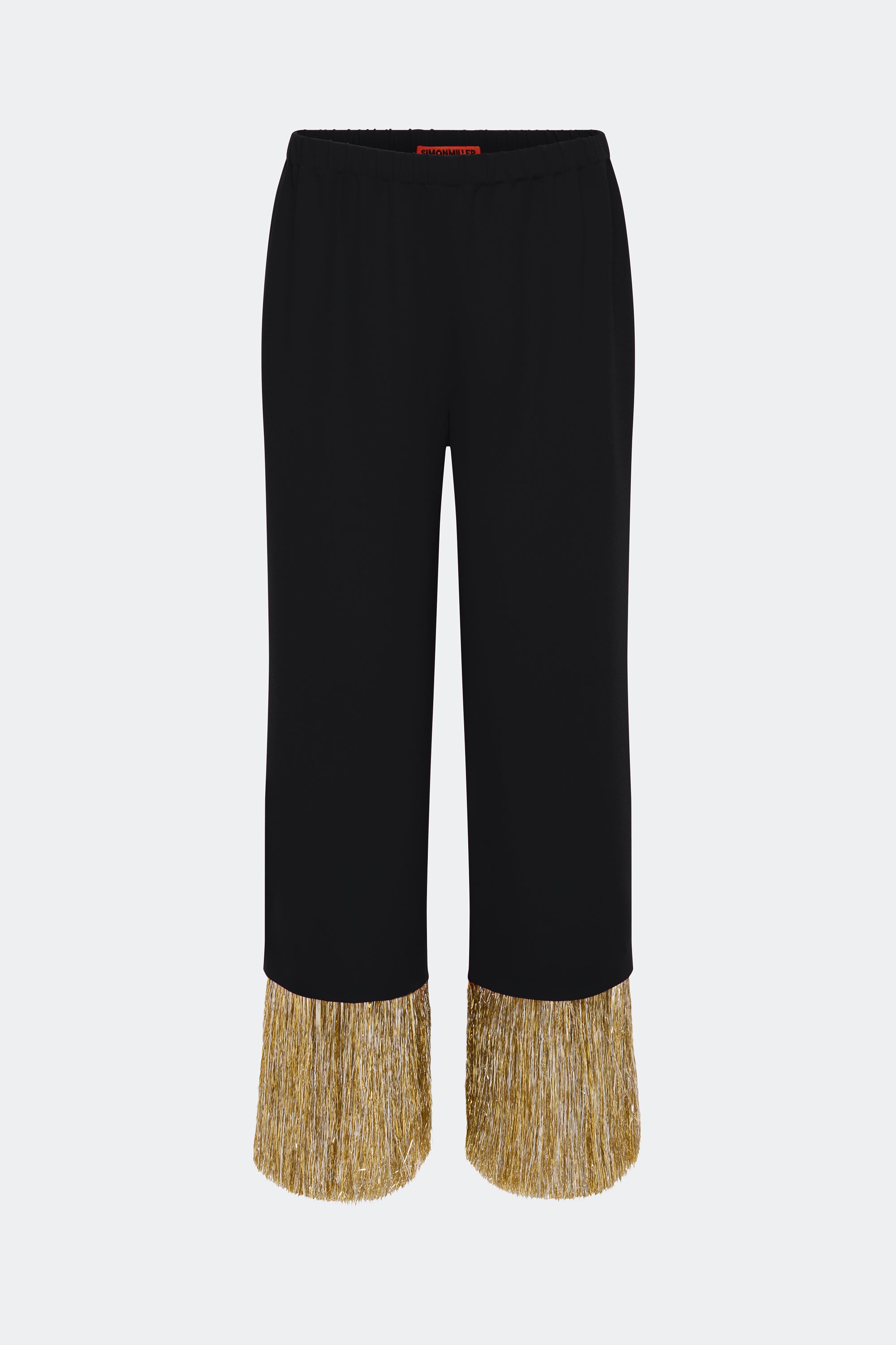 Nella Fringe Pant In Black