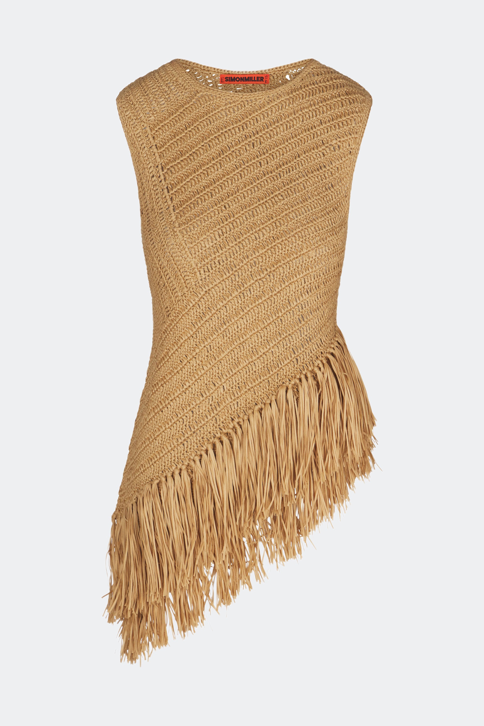 beja crochet dress SIMONMILLER Beja Crochet Dress in Neutral