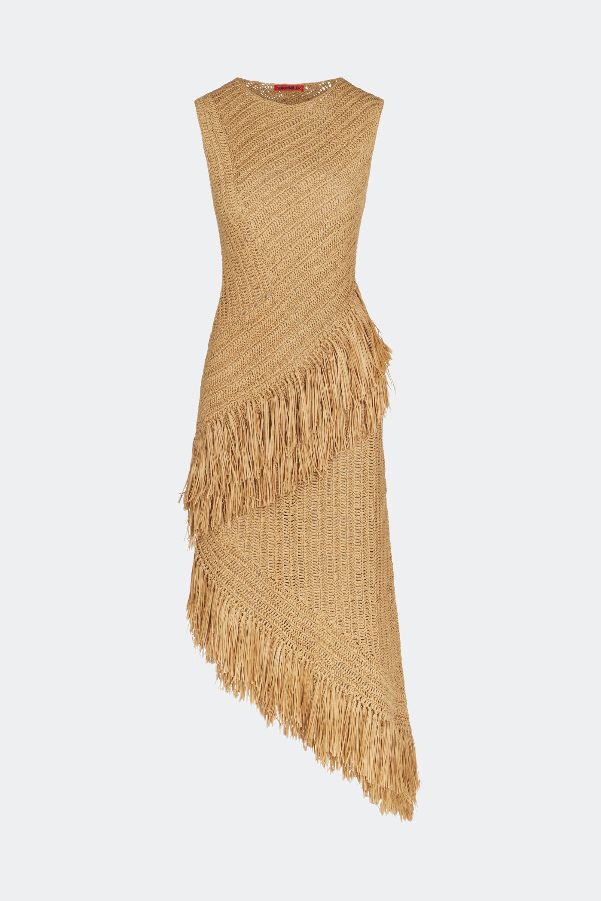 SIMONMILLER Beja Crochet Dress in Brown