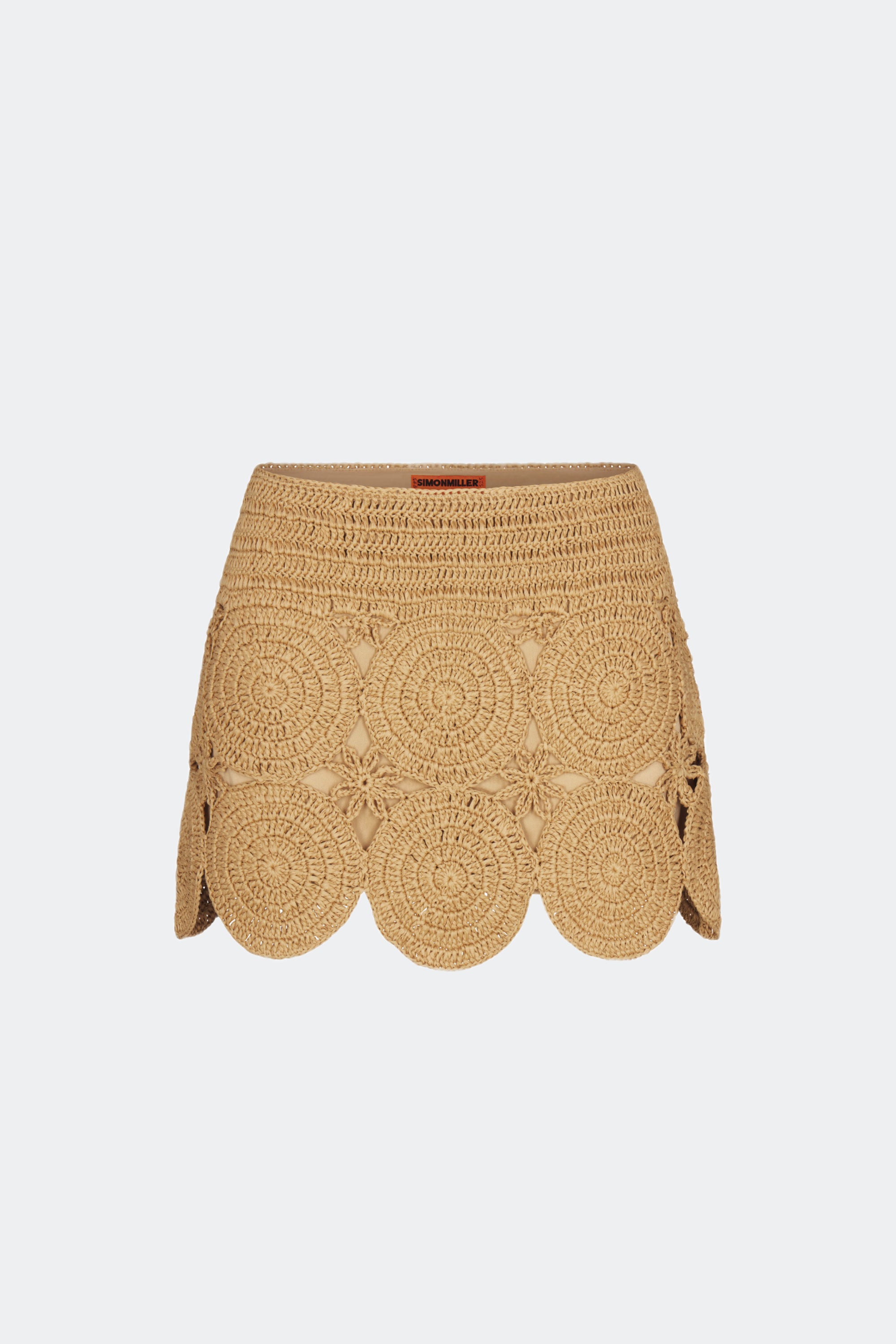 Beep Beep Mini Skirt in Natural| SIMONMILLER – Simon Miller