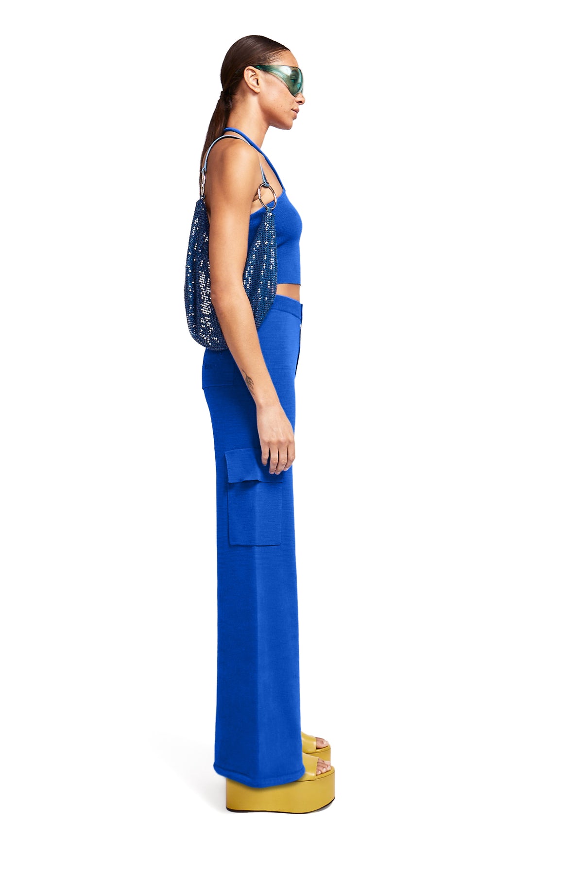 Knits By Beso Top in University Blue