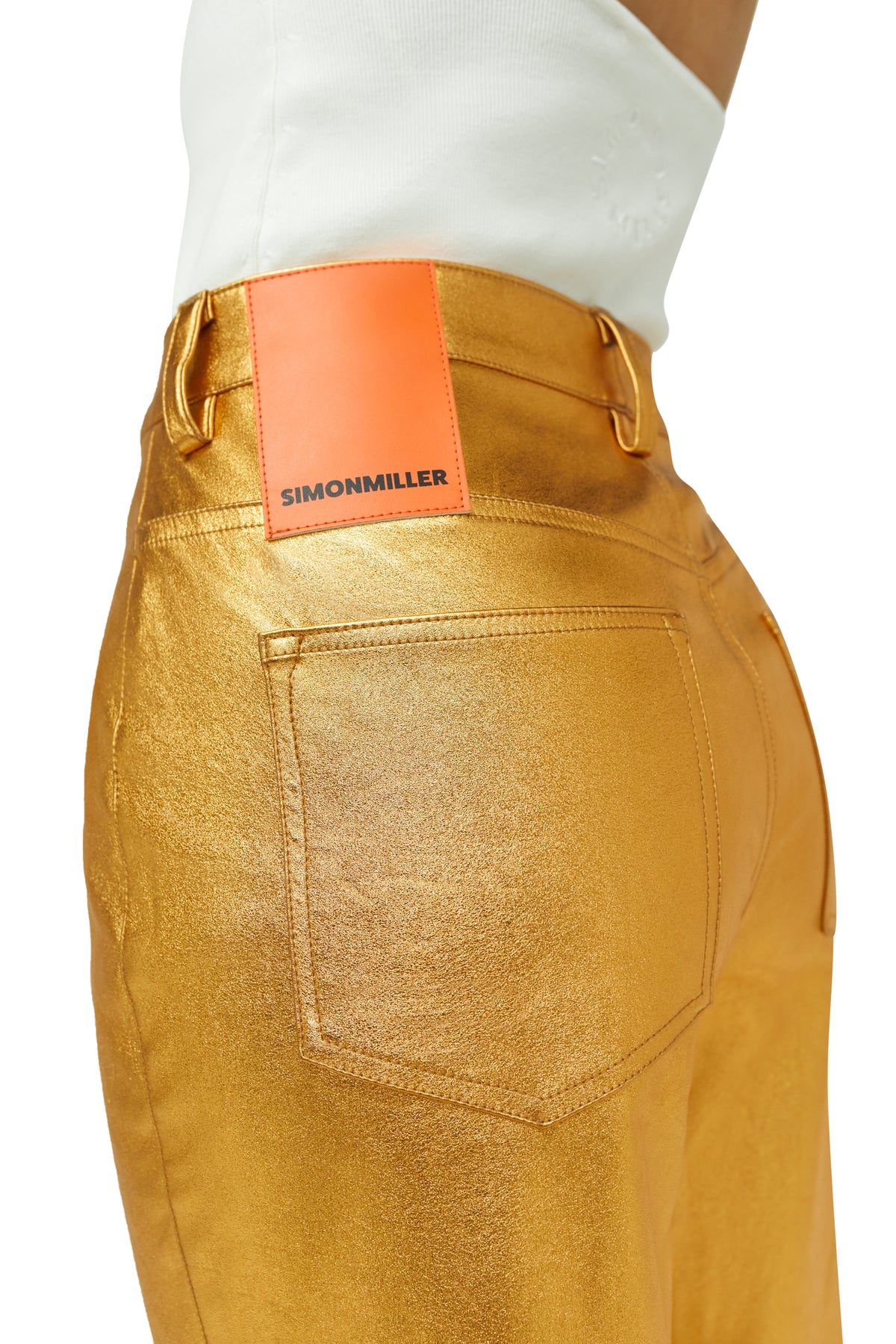 Trouser Pant in Cyber Orange