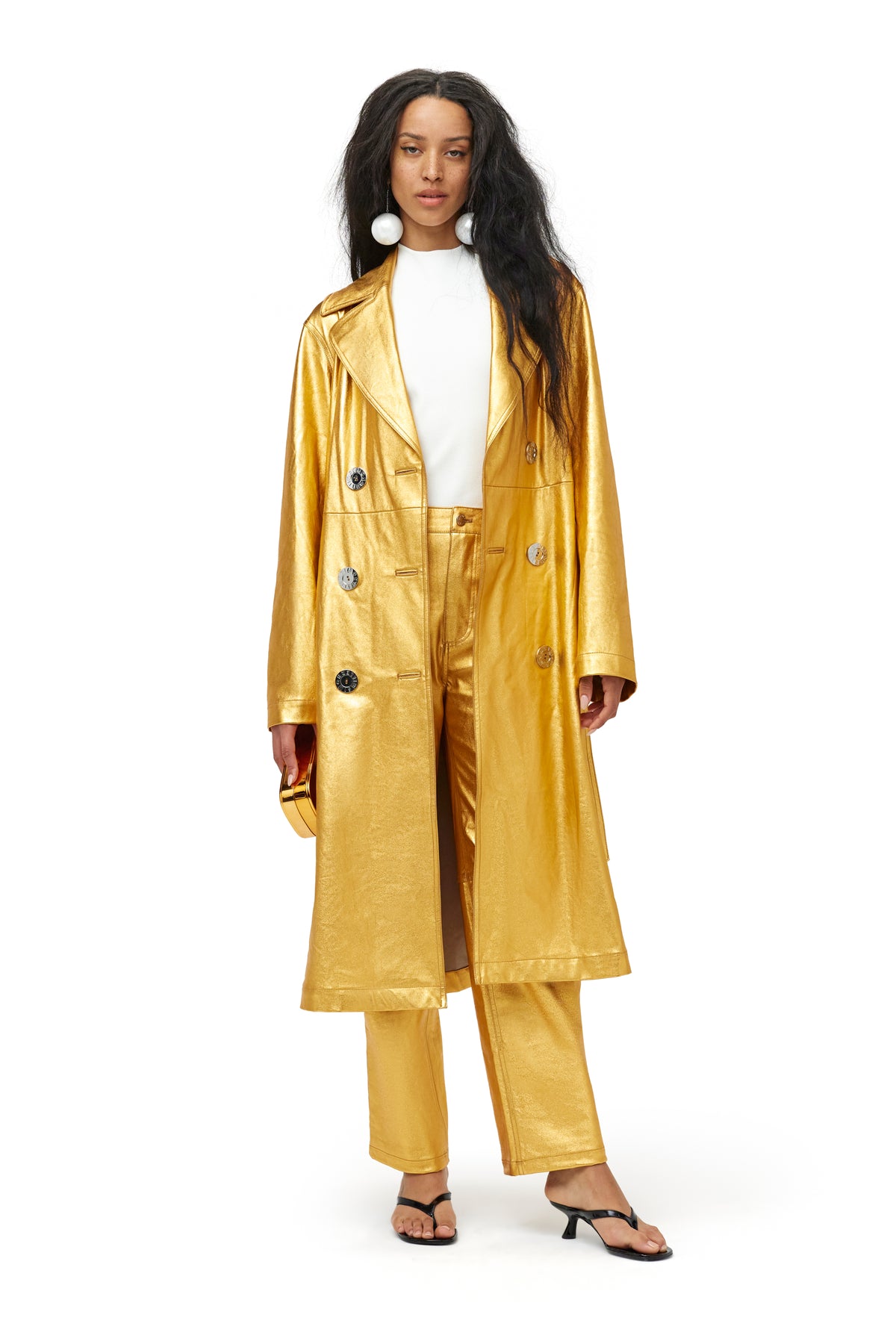 Trouser Pant in Cyber Orange