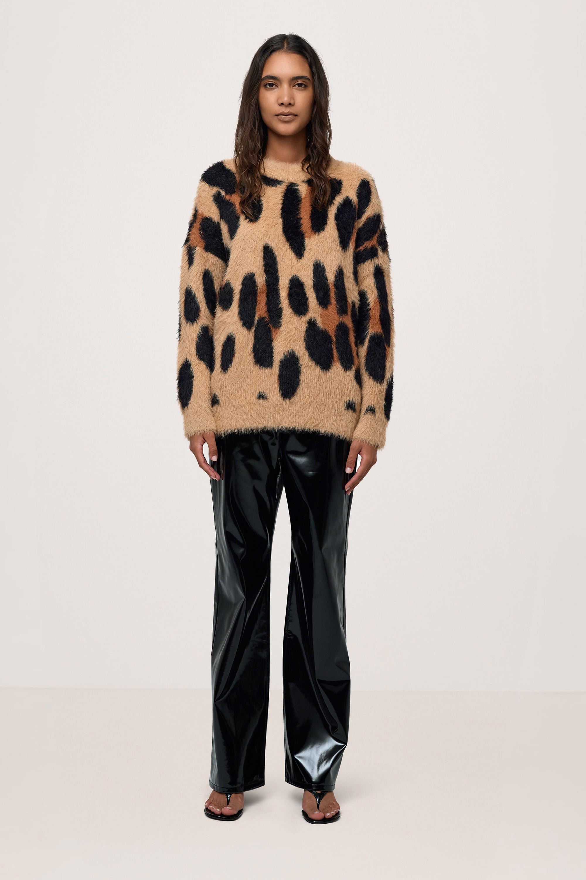 Dozy Sweater in Cheetah Scramble – Simon Miller