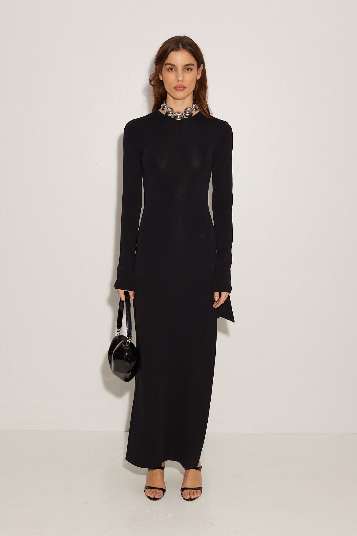Knits By Long Sleeve Junjo Dress In Black