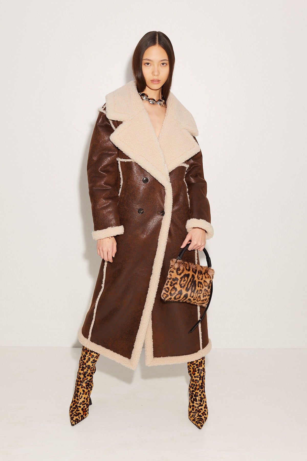 Jetz Coat in Choco Brown