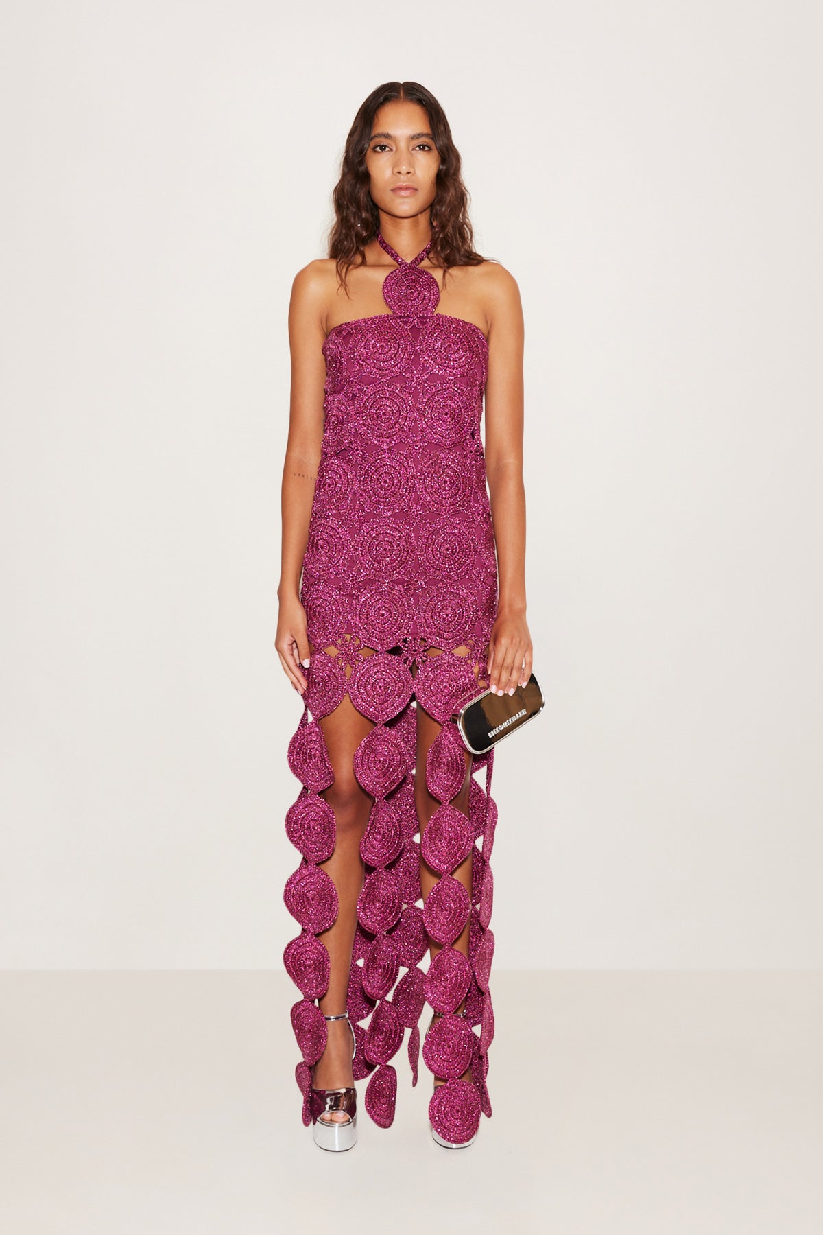 Beep Beep Dress in Magenta