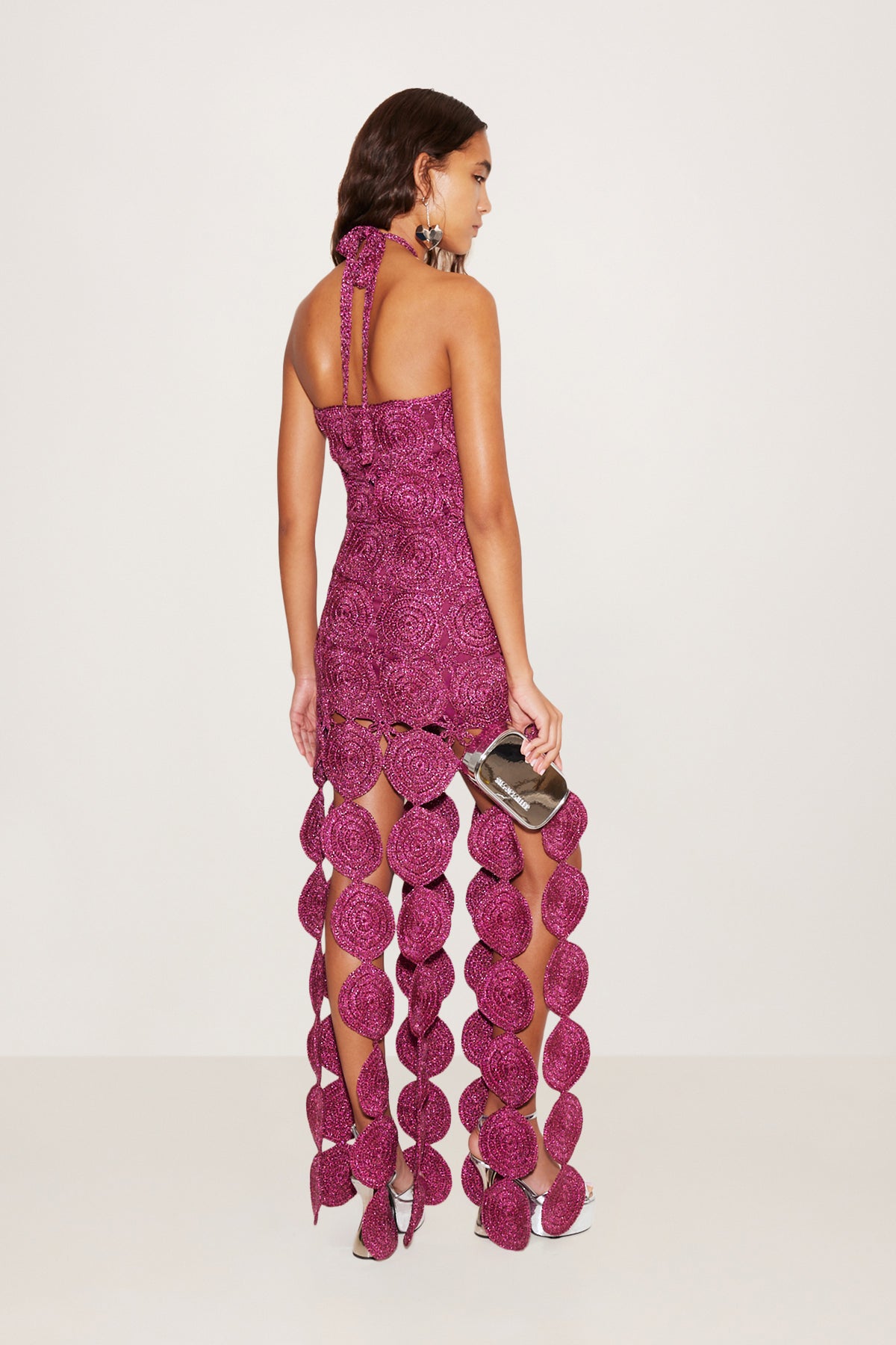 Beep Beep Dress in Magenta