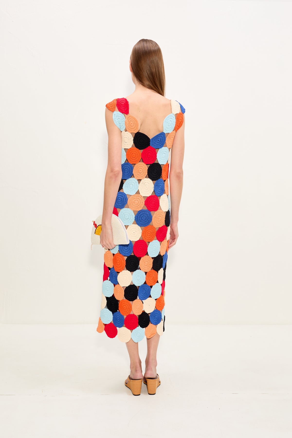 Muro Crochet Dress In Confetti
