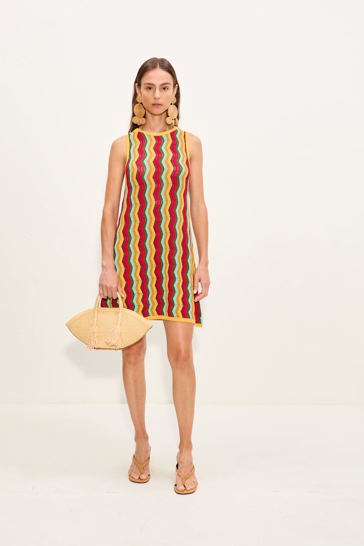 Hazel Knit Dress In Tapestry