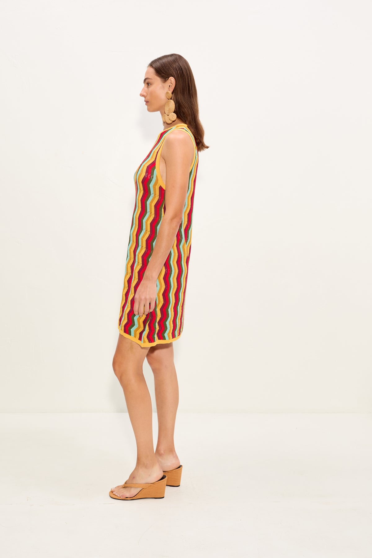 Hazel Knit Dress In Tapestry