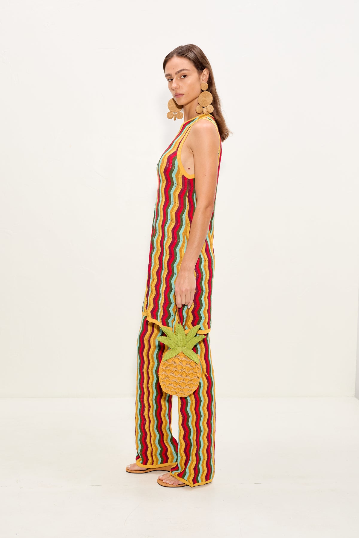 Hazel Knit Dress In Tapestry