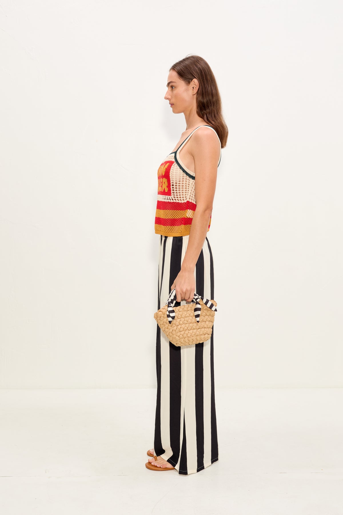 Dibby Crochet Top In Classic Dibby Graphic