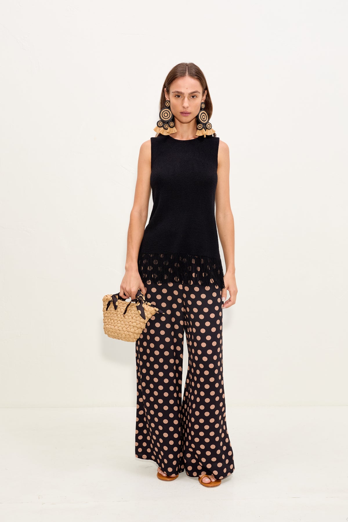 Lisel Knit Top In Black