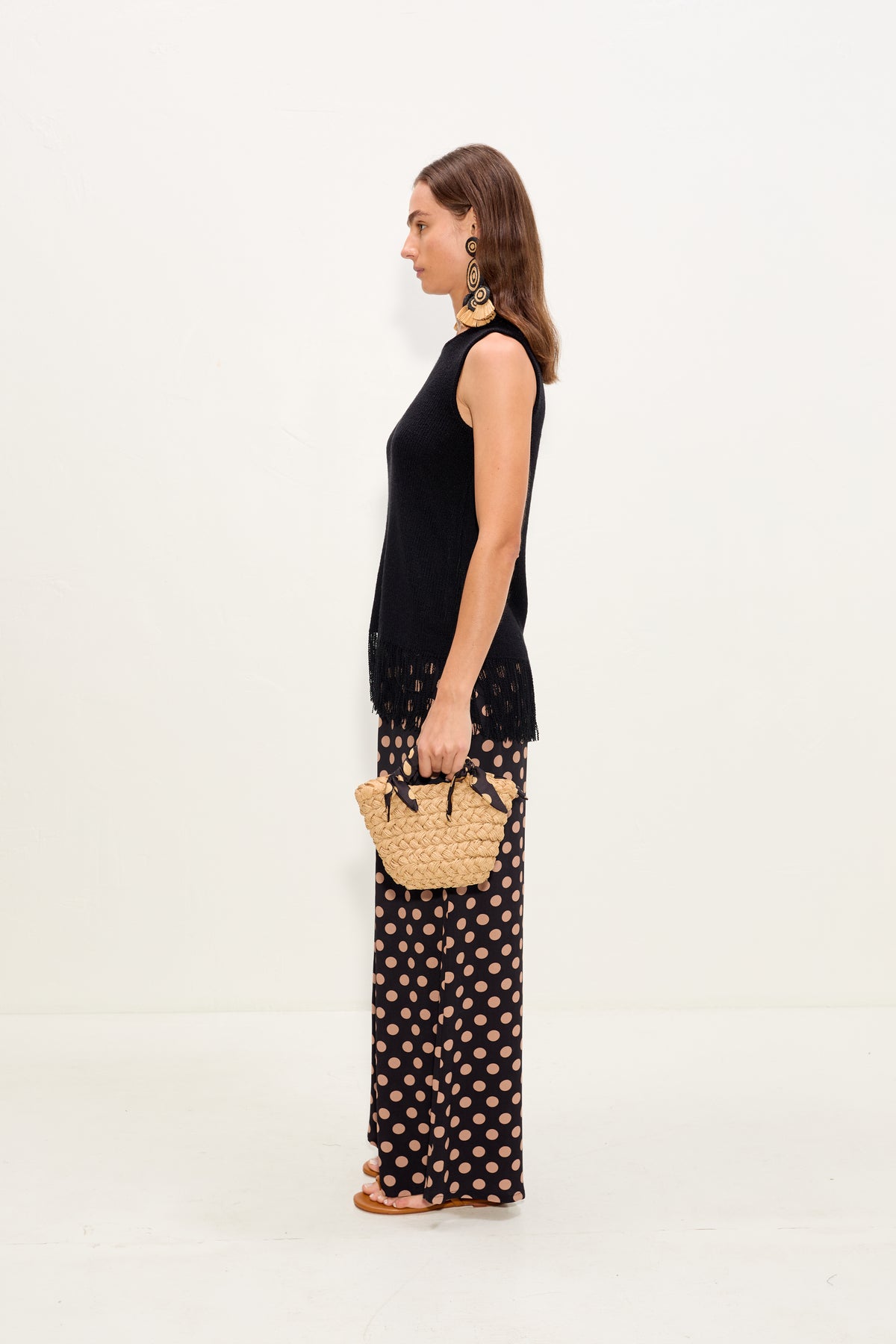 Lisel Knit Top In Black