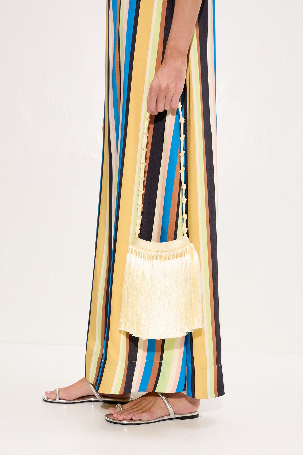 Tassel Knotty Bag In Butter