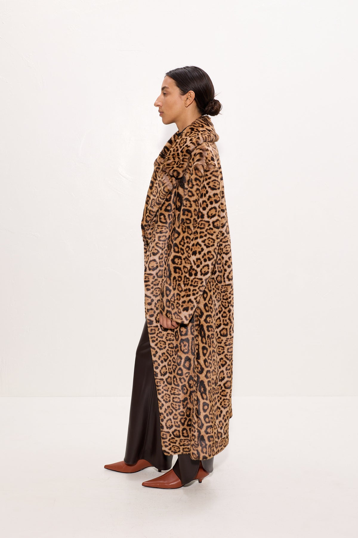 Jetz Cheetah Coat In Cheetah Scramble