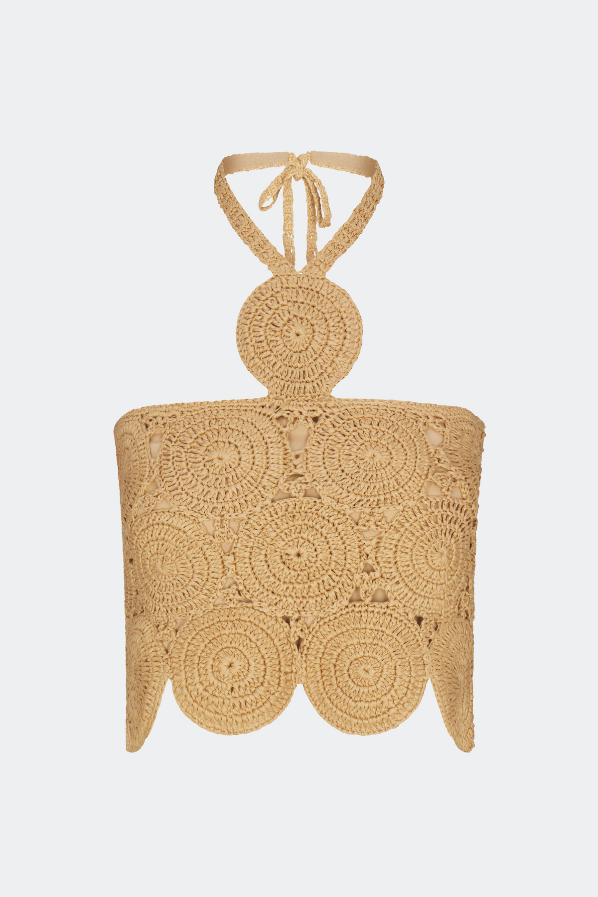 Atlas Crochet Top In Natural