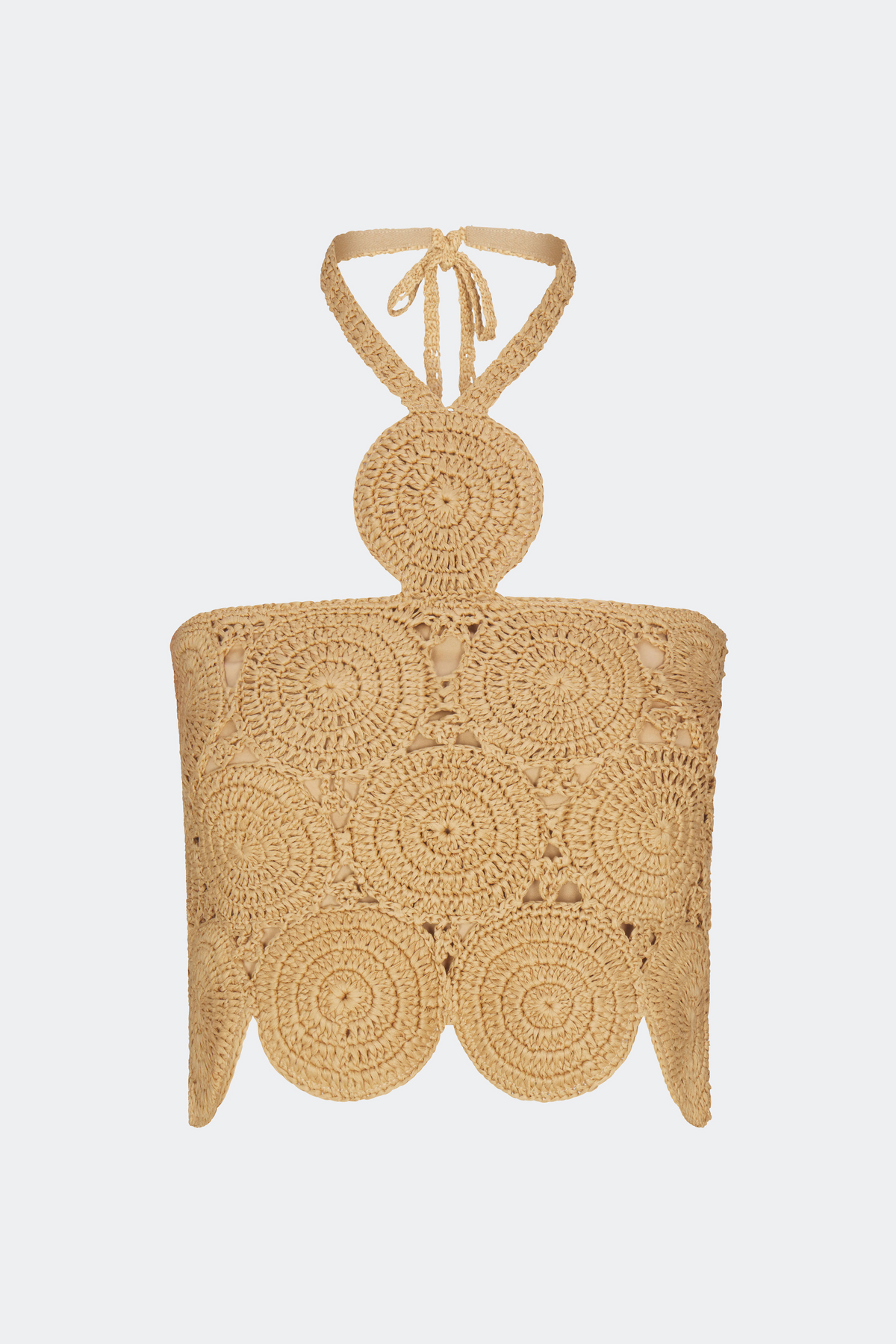 Atlas Crochet Top In Natural