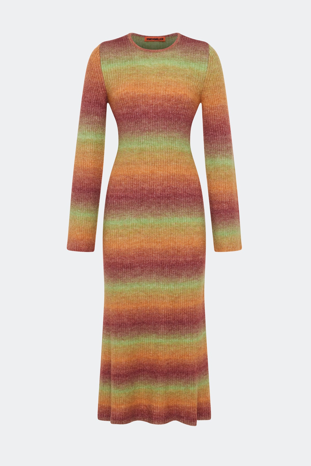 AXON KNIT DRESS IN AUTUMN OMBRE