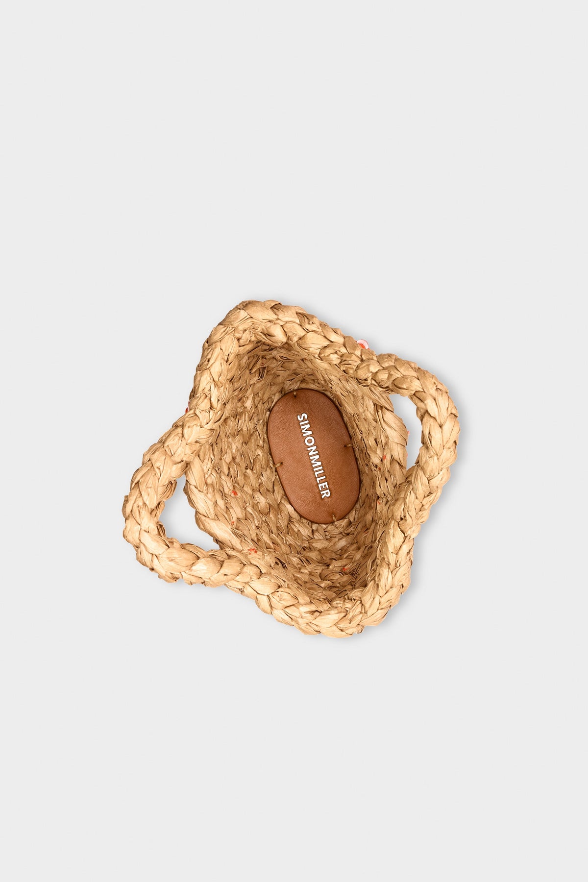 Beaded Shelly Bag In Natural/Orange