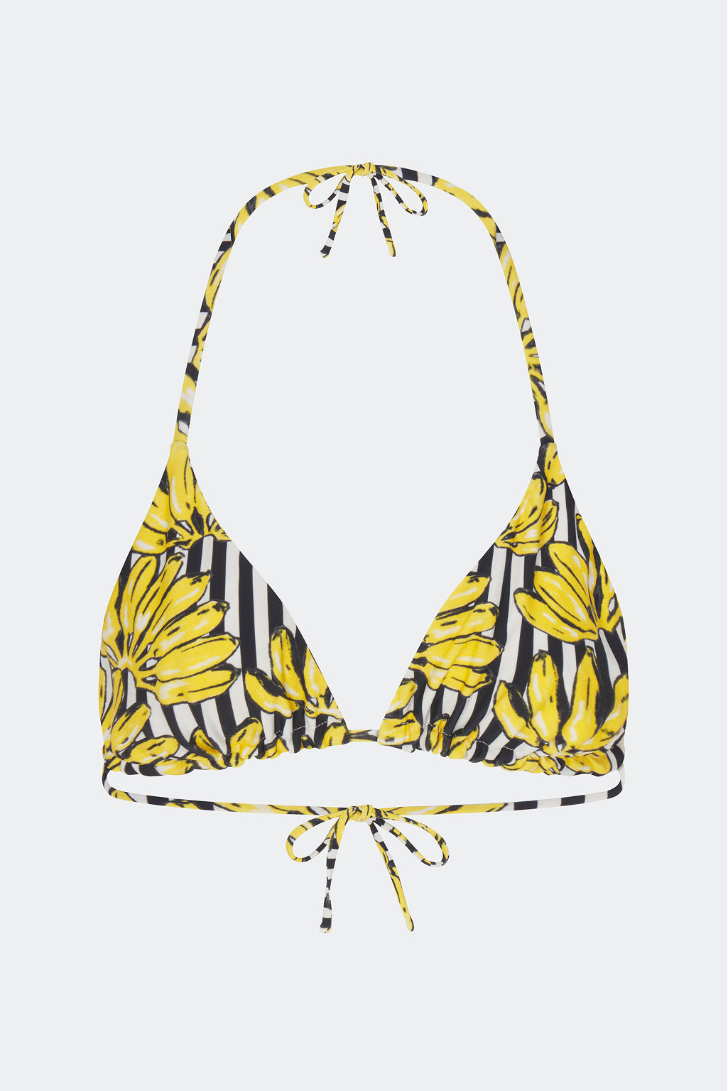 Bwai Bikini Top In Banana Stripe