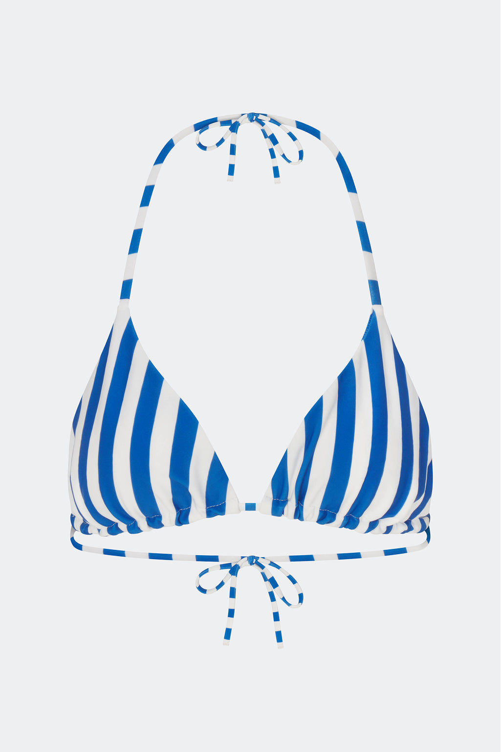 Bwai Bikini Top In Blue Stripe