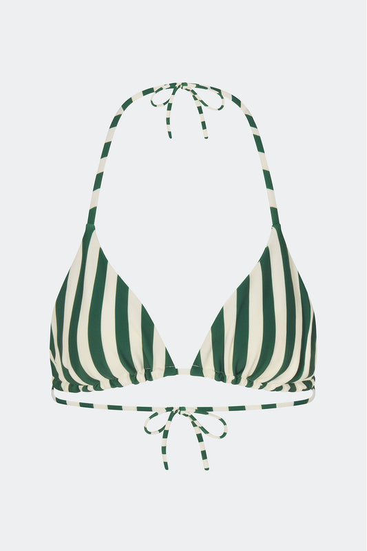 Bwai Bikini Top In Gummy Green/Ecru