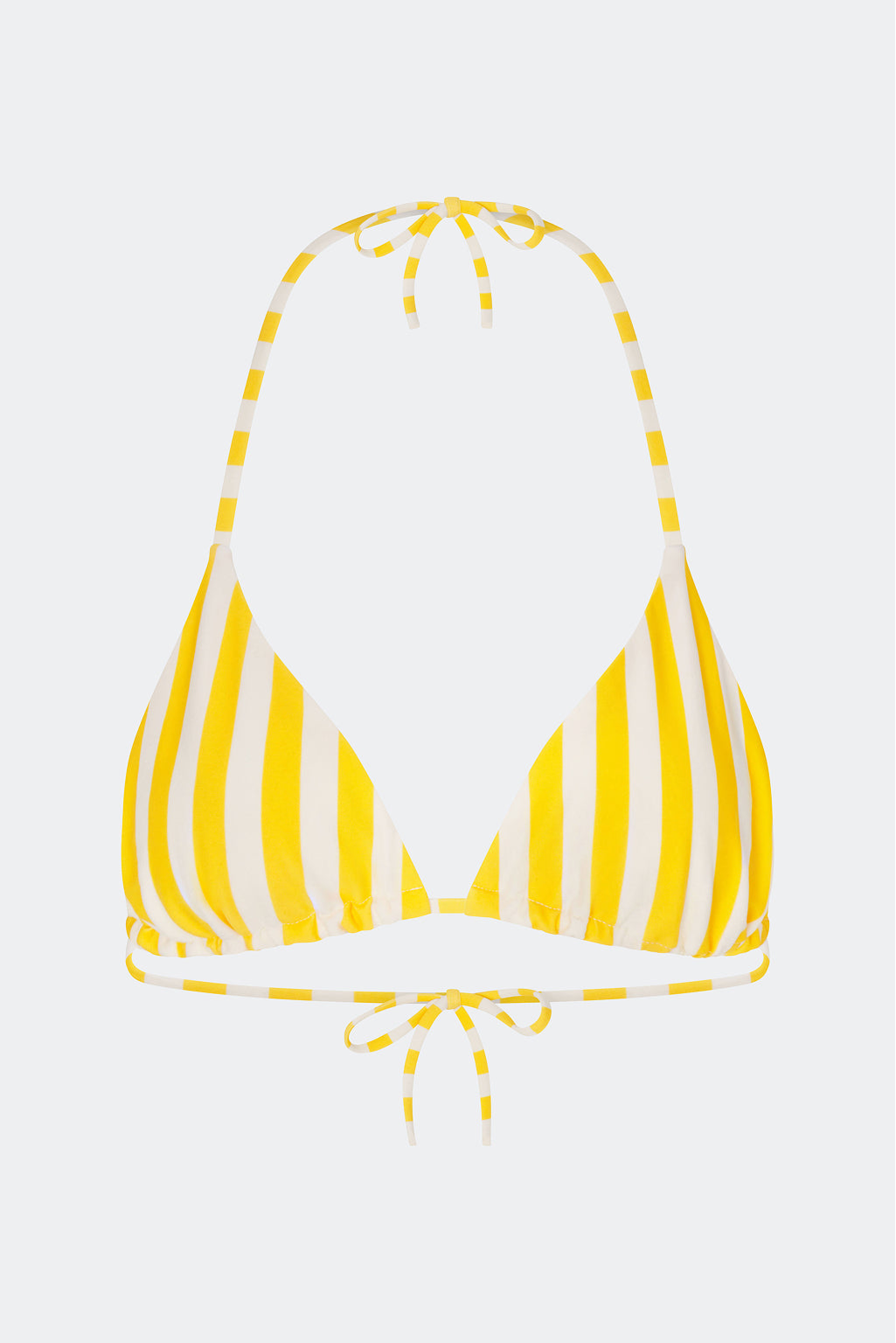 Bwai Bikini Top In Sungold/Ecru Stripe