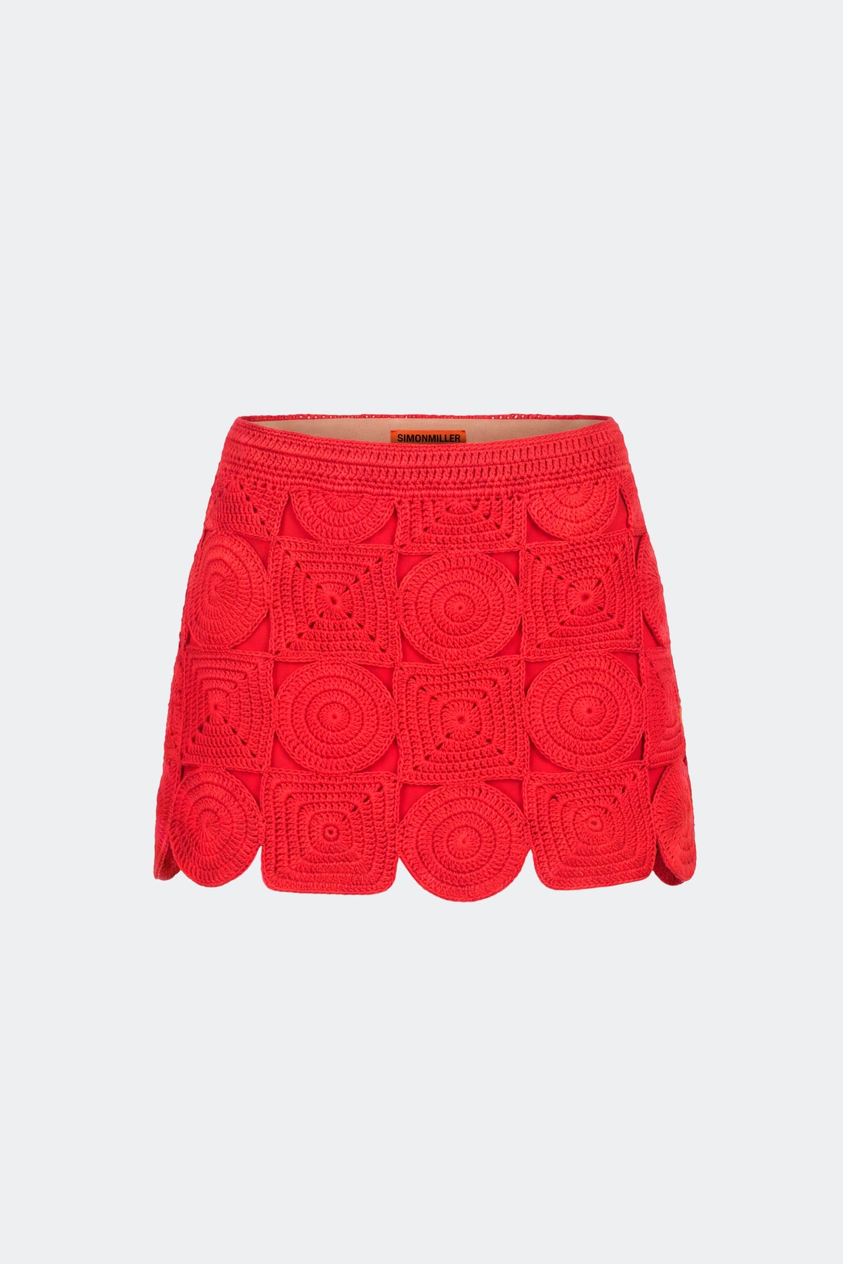 Beep Beep Mini Skirt In Red Multi-Shape