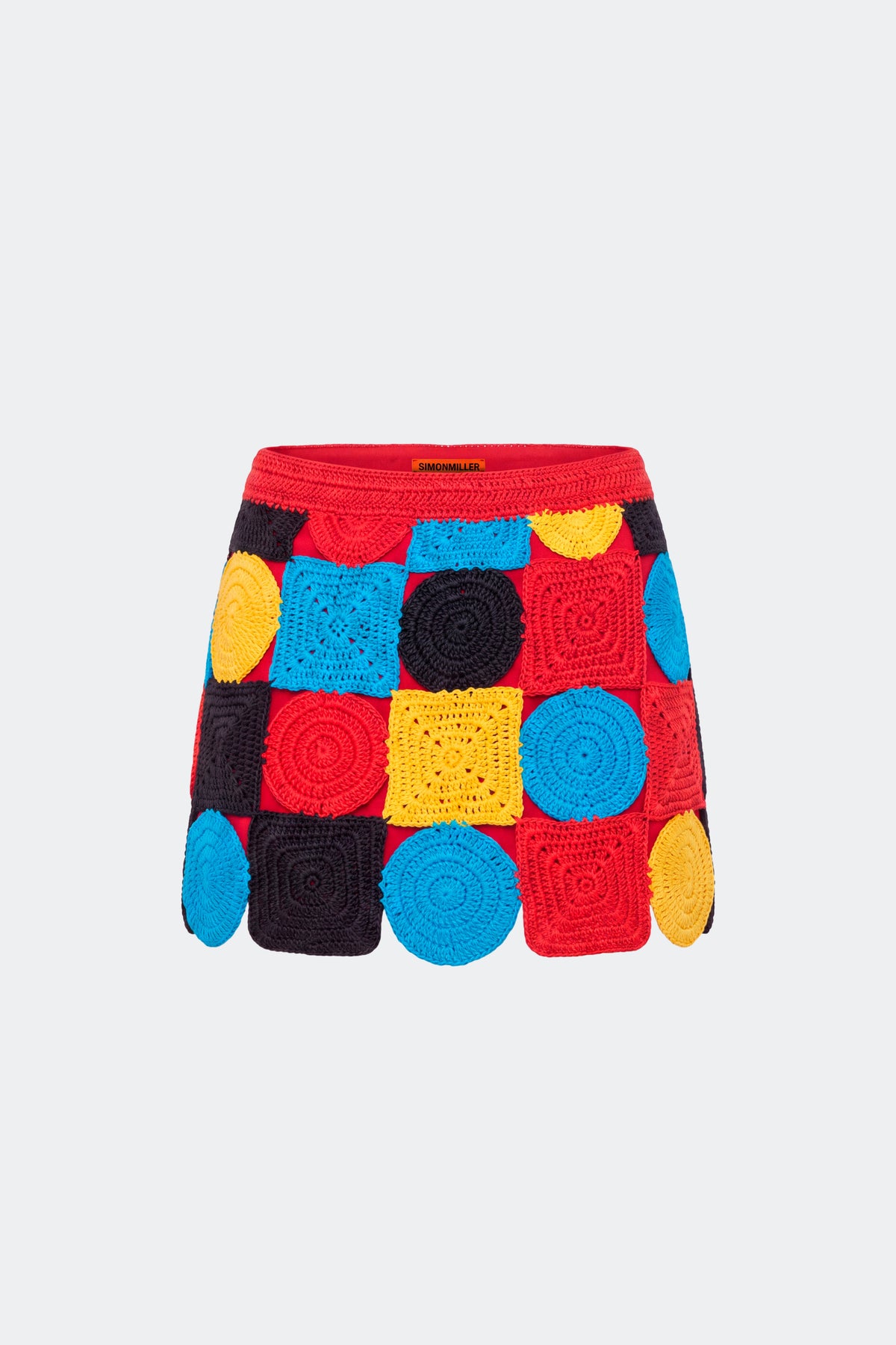 Beep Beep Mini Skirt In Primary Multi-Shape