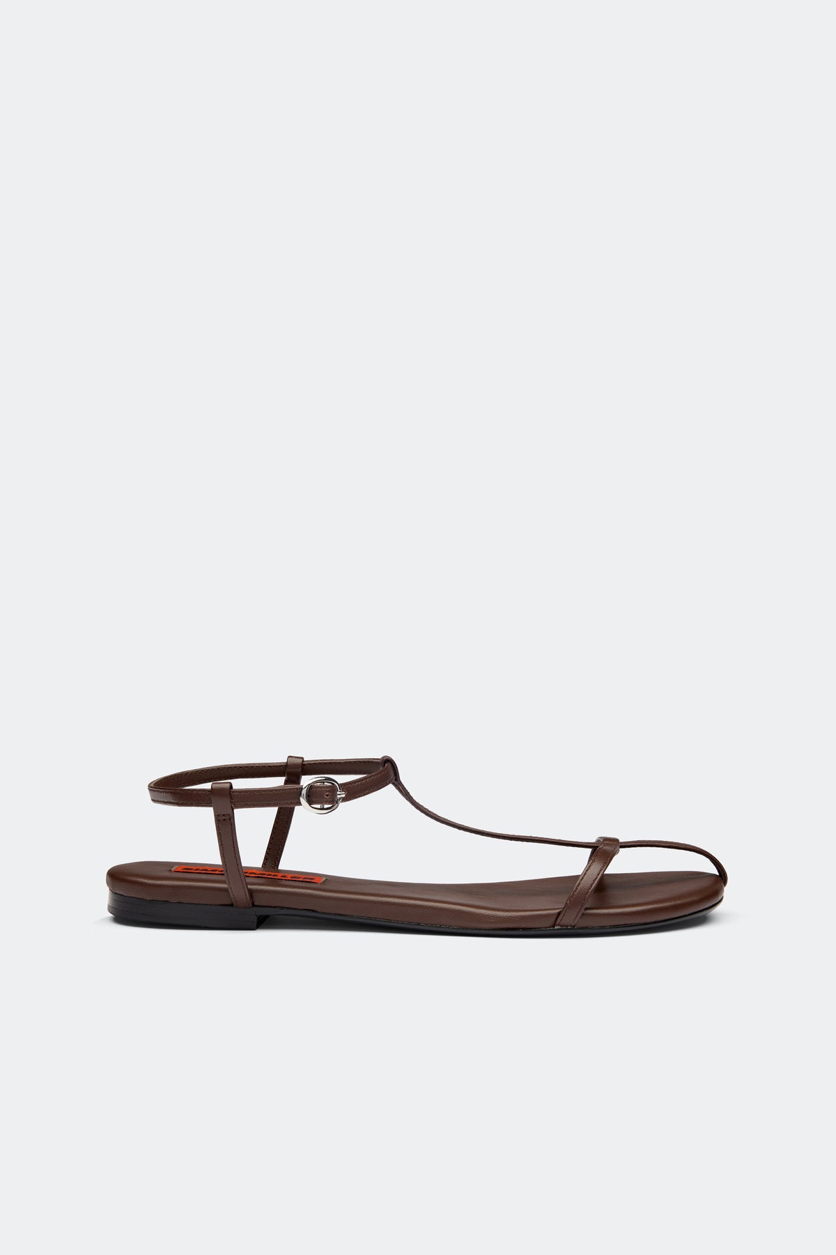 Cage Flat Sandal In Espresso