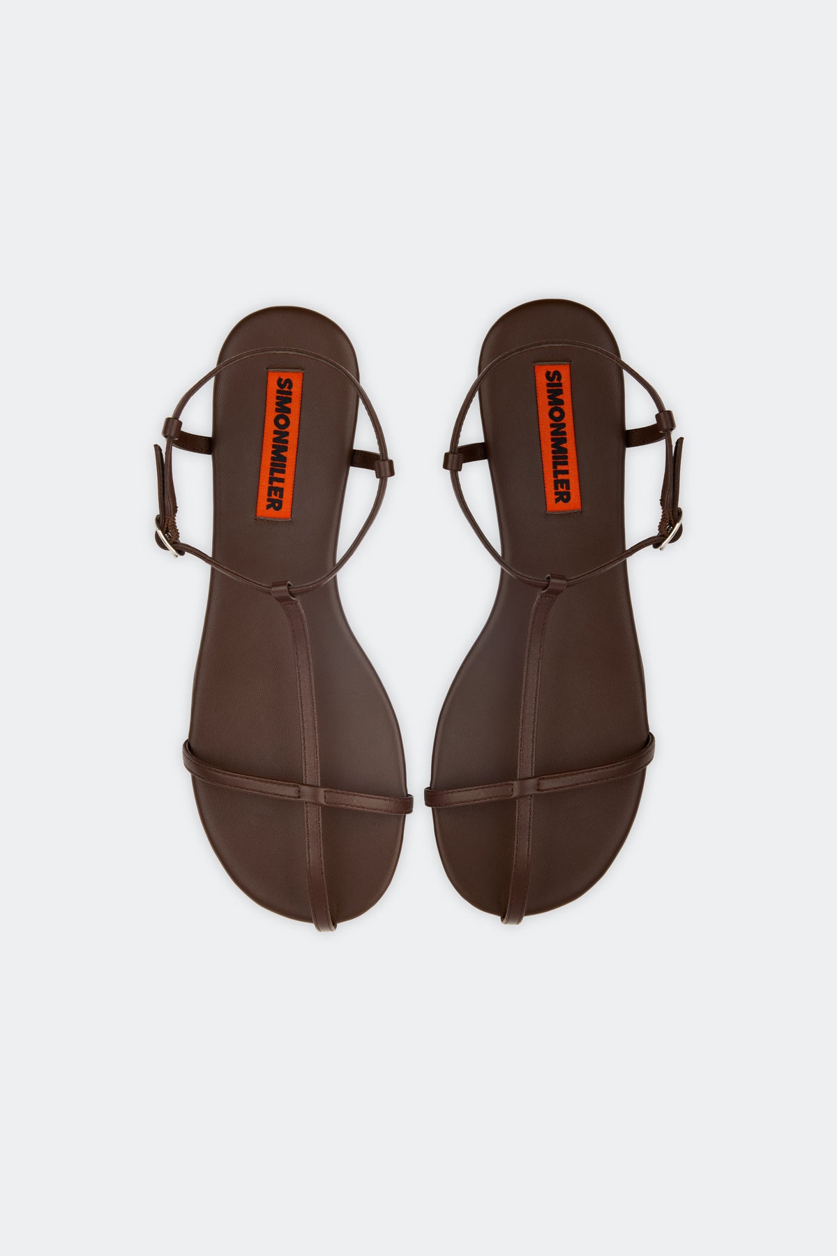 Cage Flat Sandal In Espresso