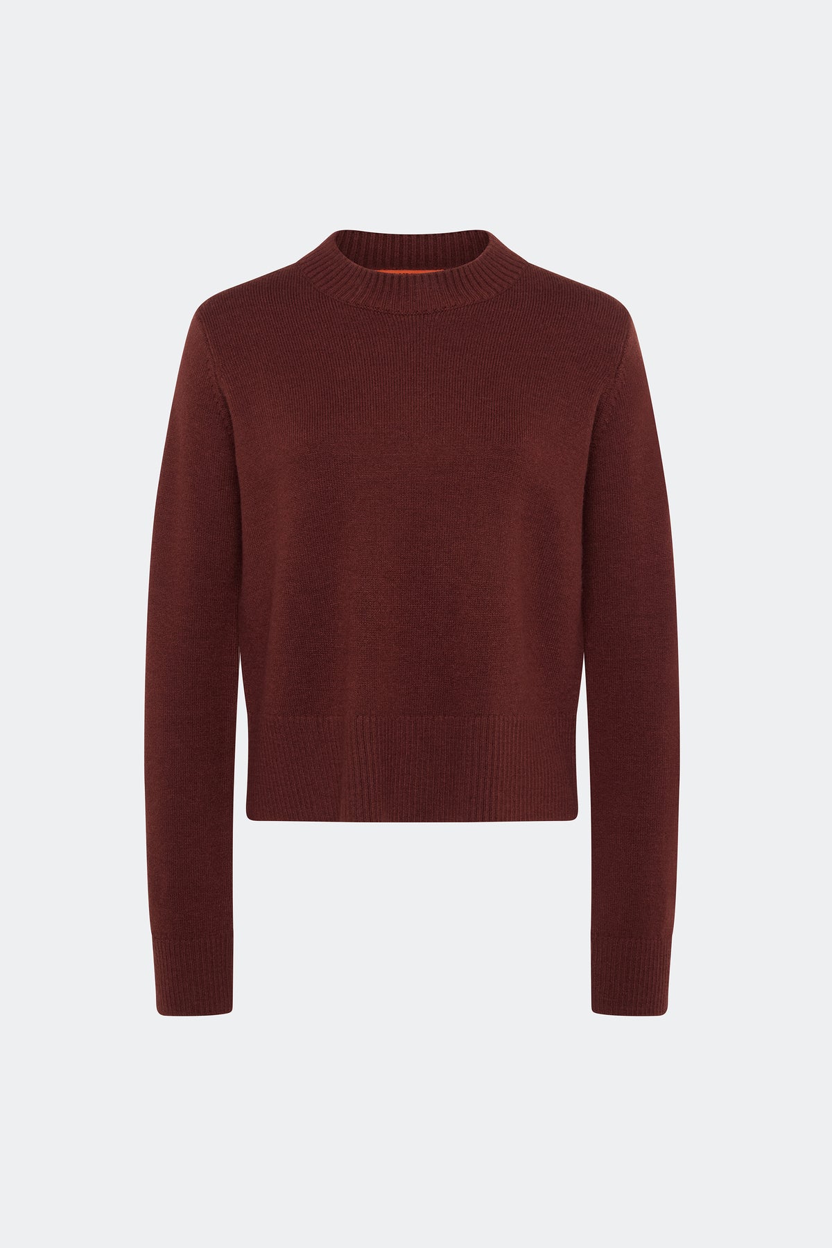 Cher Wool Sweater In Choco Brown