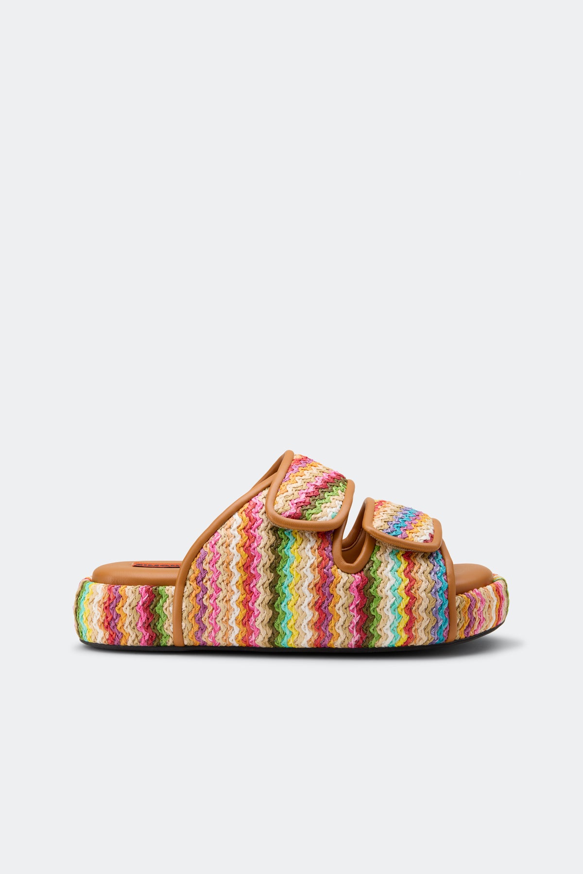 Raffia Cro Slide in Tropical Twist