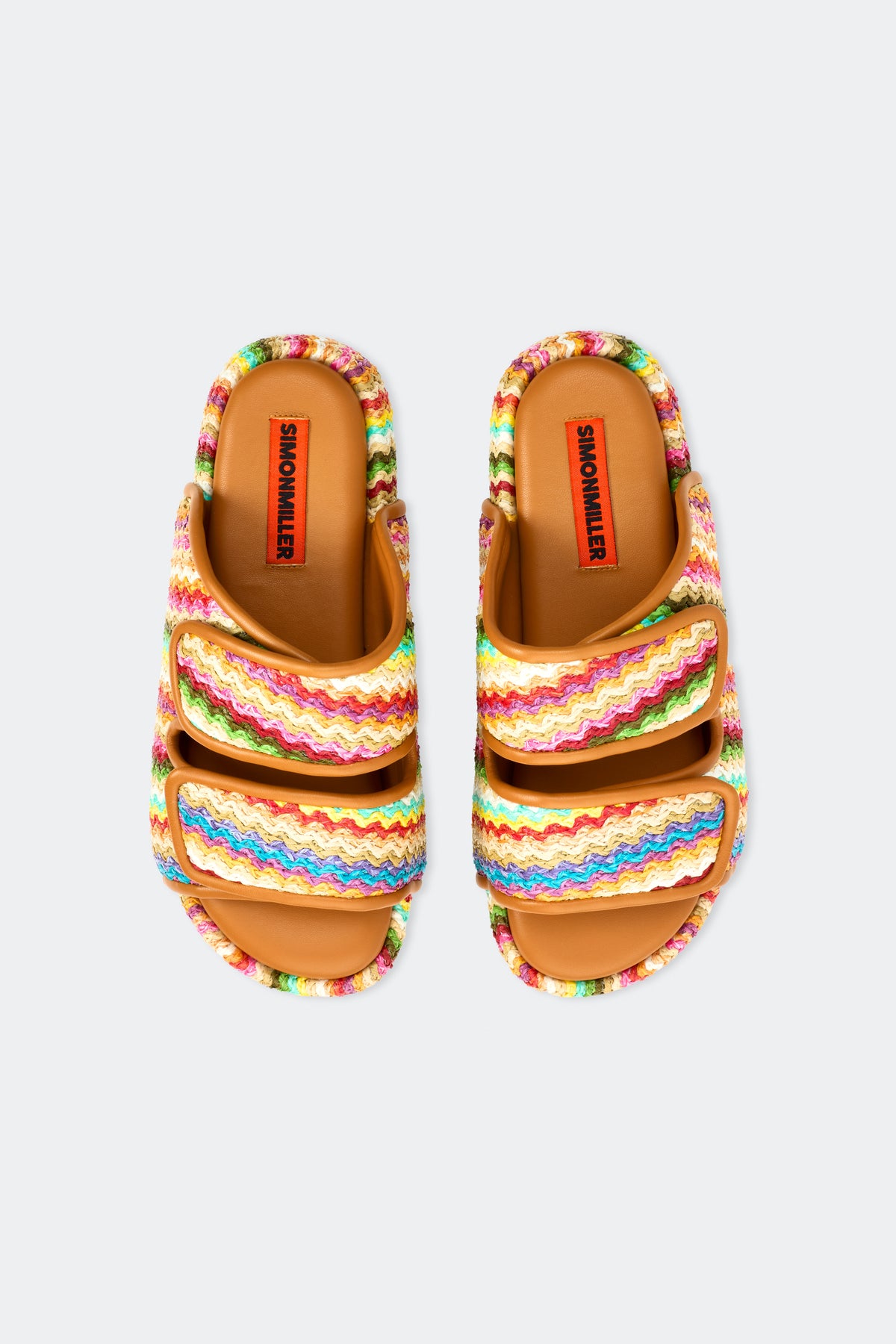 Raffia Cro Slide in Tropical Twist