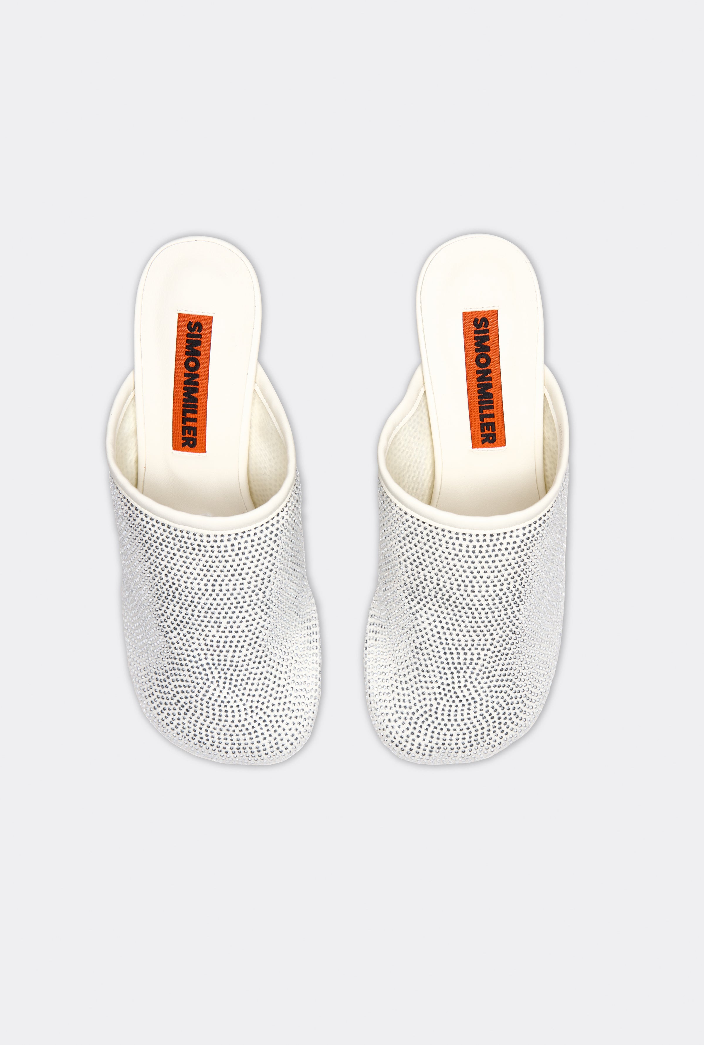 Crystal Beep Mule in Seashell SIMONMILLER