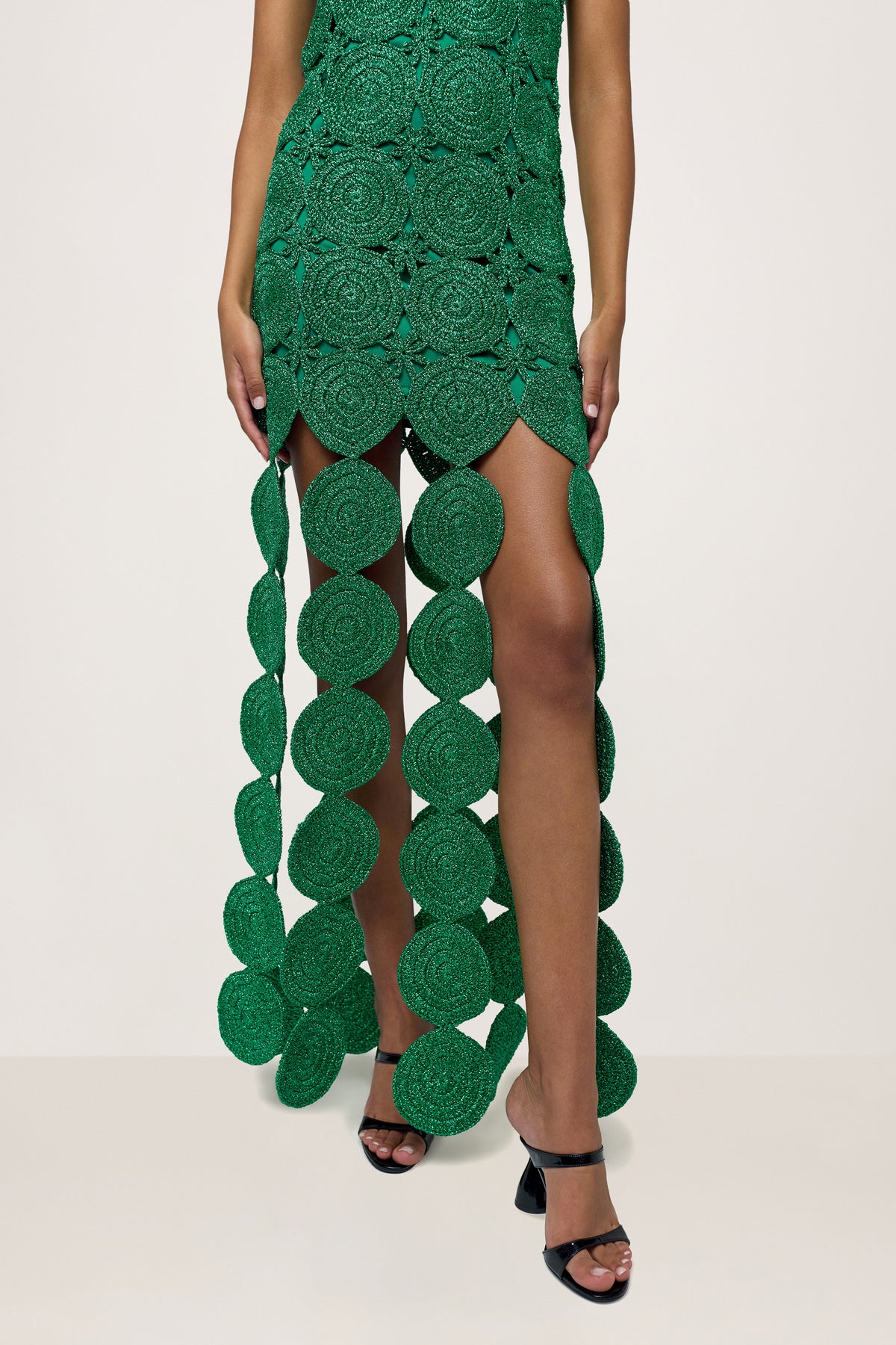 Beep Beep Dress in Gummy Green