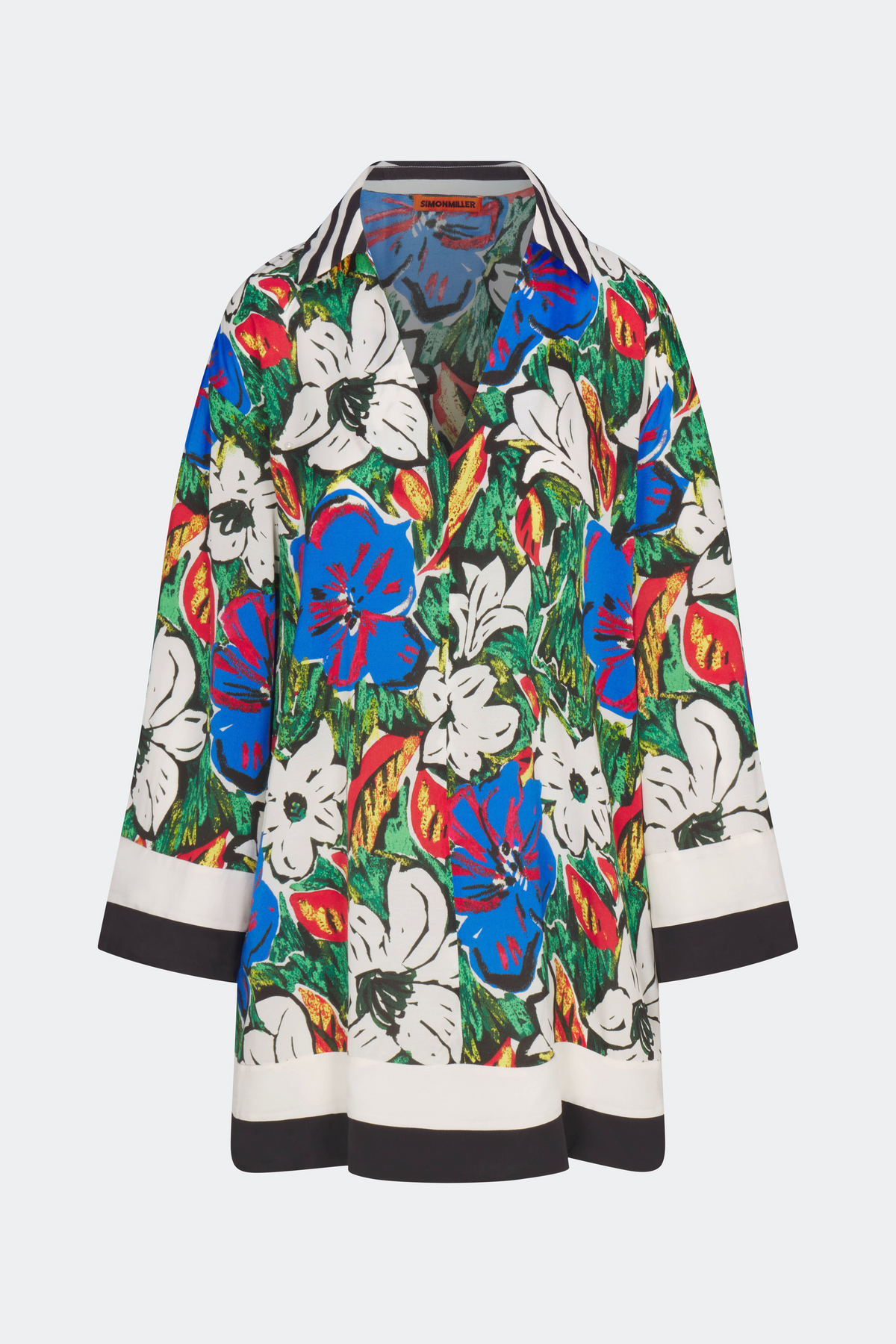 Diaz Mini Dress In Tropical Floral Print Combo