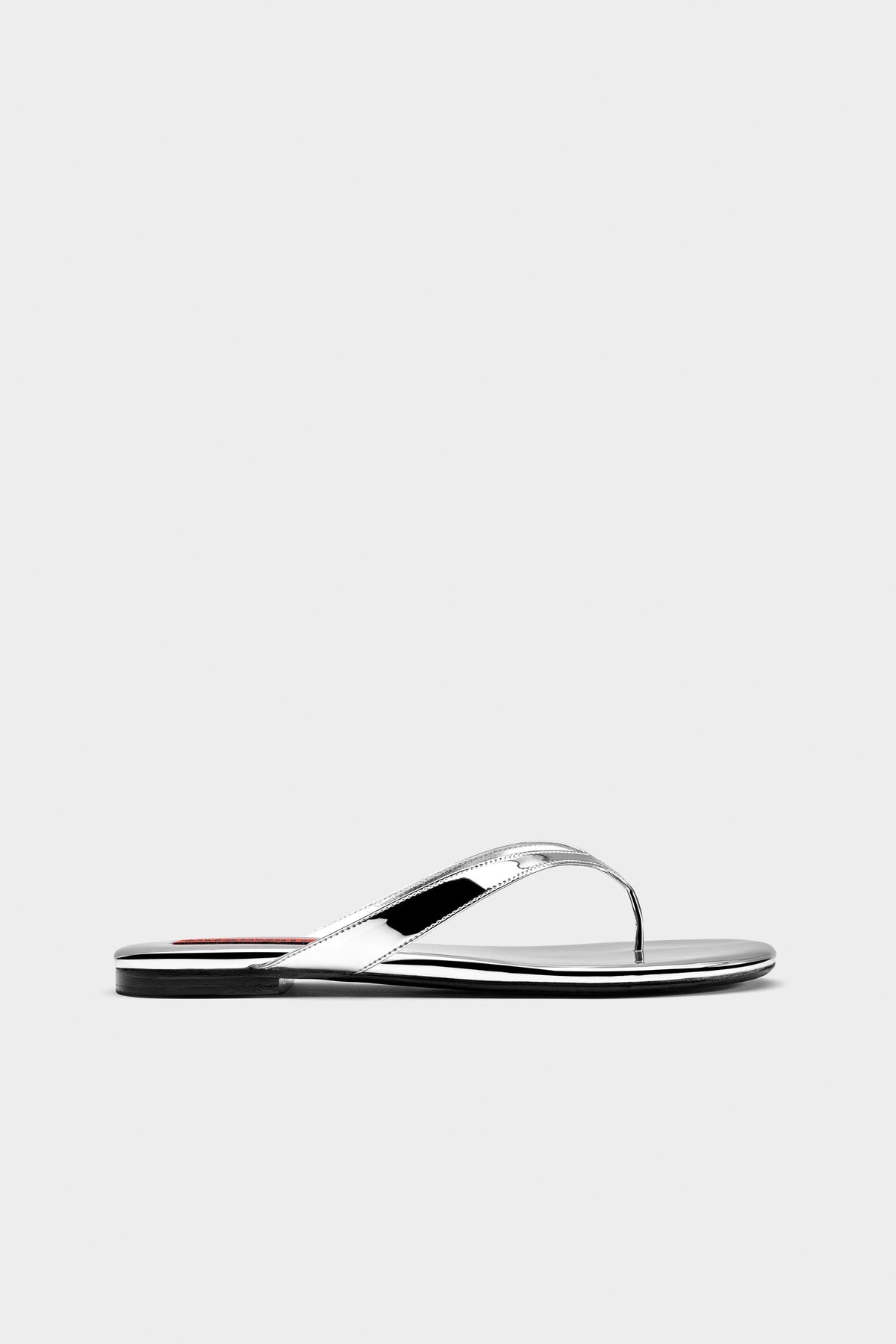Riviera Thong Sandal In Silver