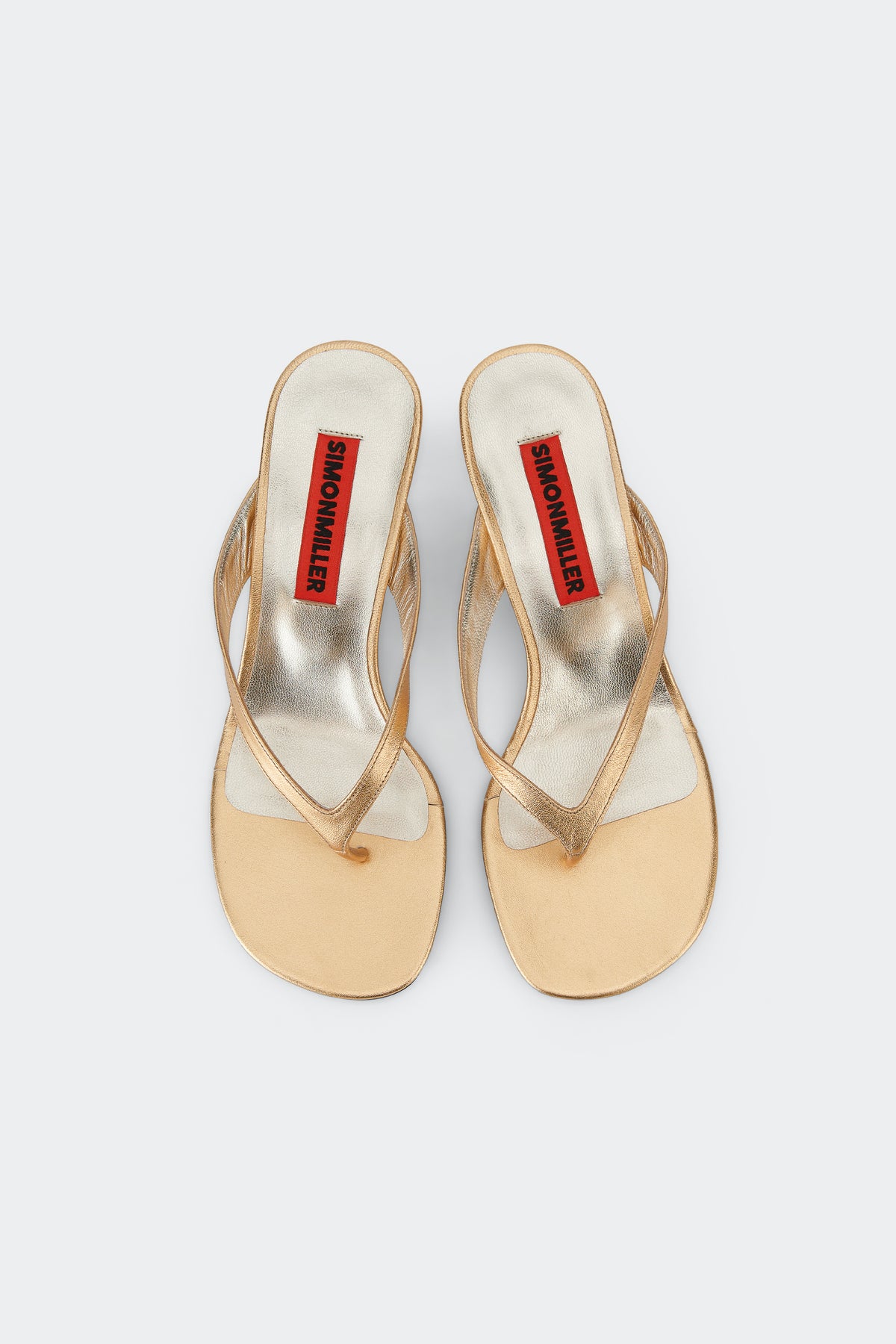 Beep Thong Sandal in Star Gold