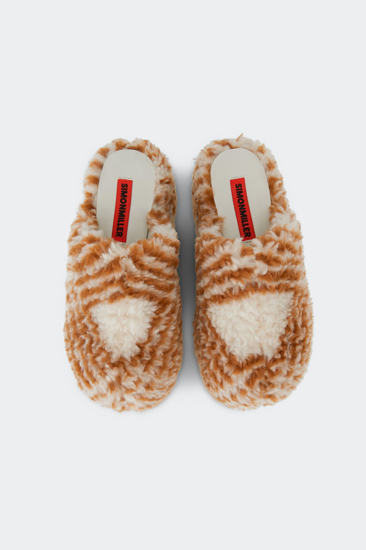 Bubble Clog in Macadamia Toffee Shearling