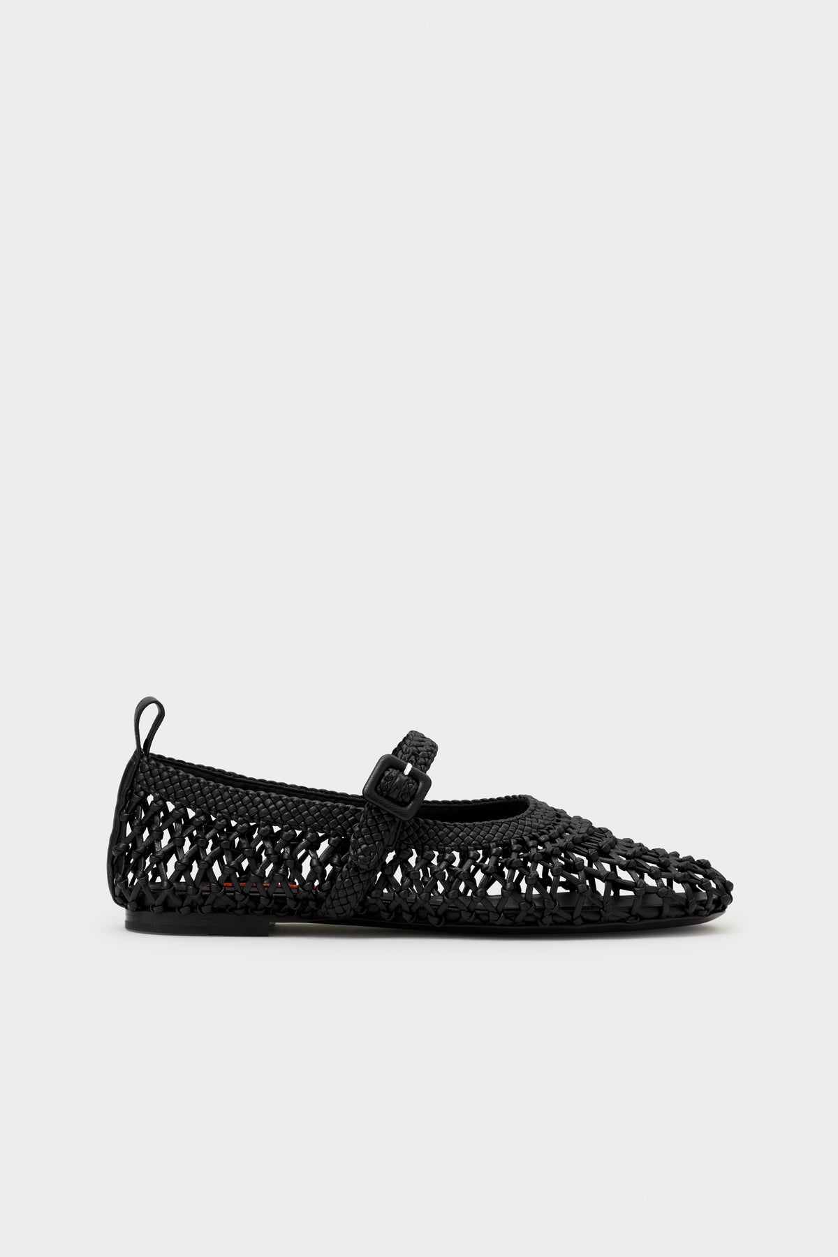 Knotted Riad Flat in Black